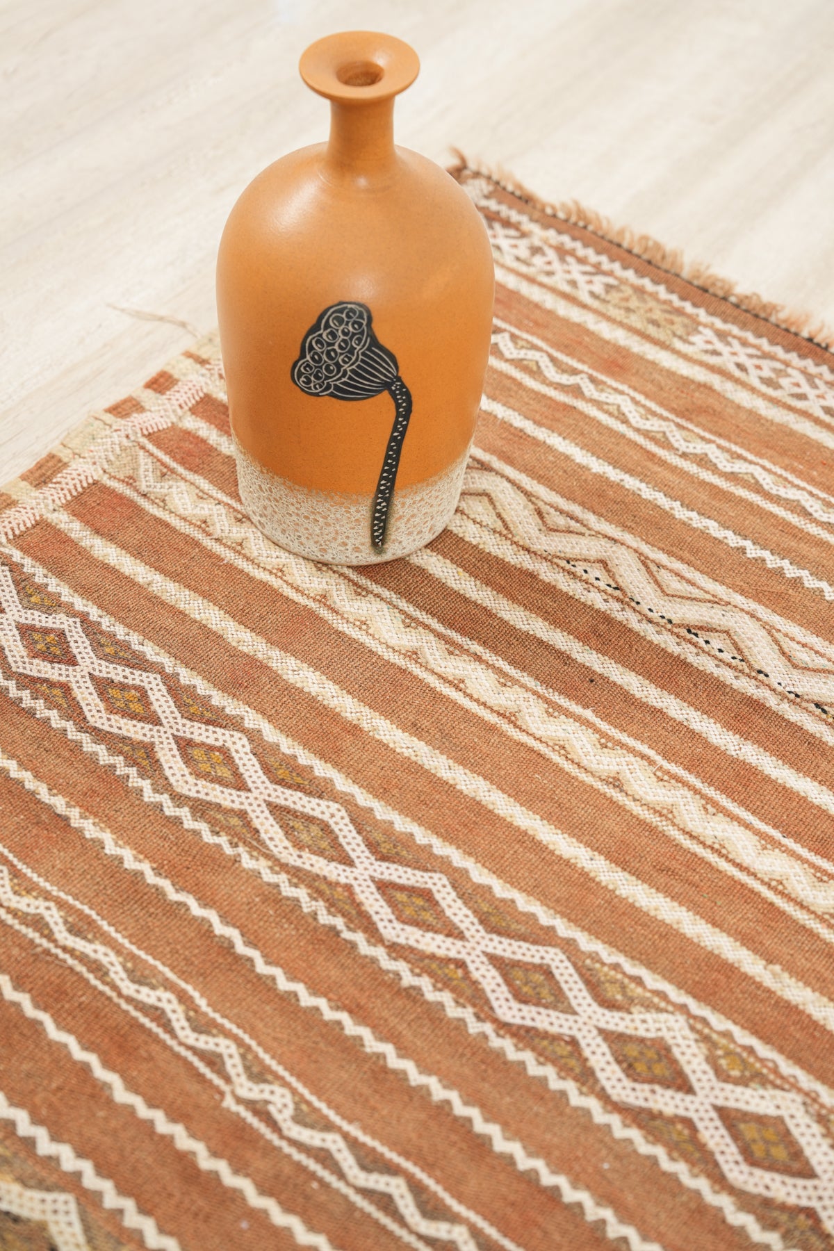 Vintage Zemmouri Barber Kilim 3'1" x 2'8"