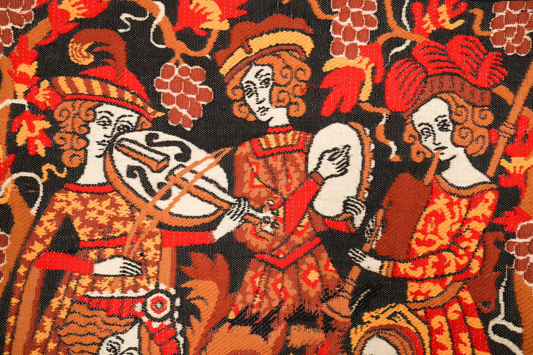 Vintage Spanish Tapestry 3'6" x 2'10" (Fernandez Angulo)