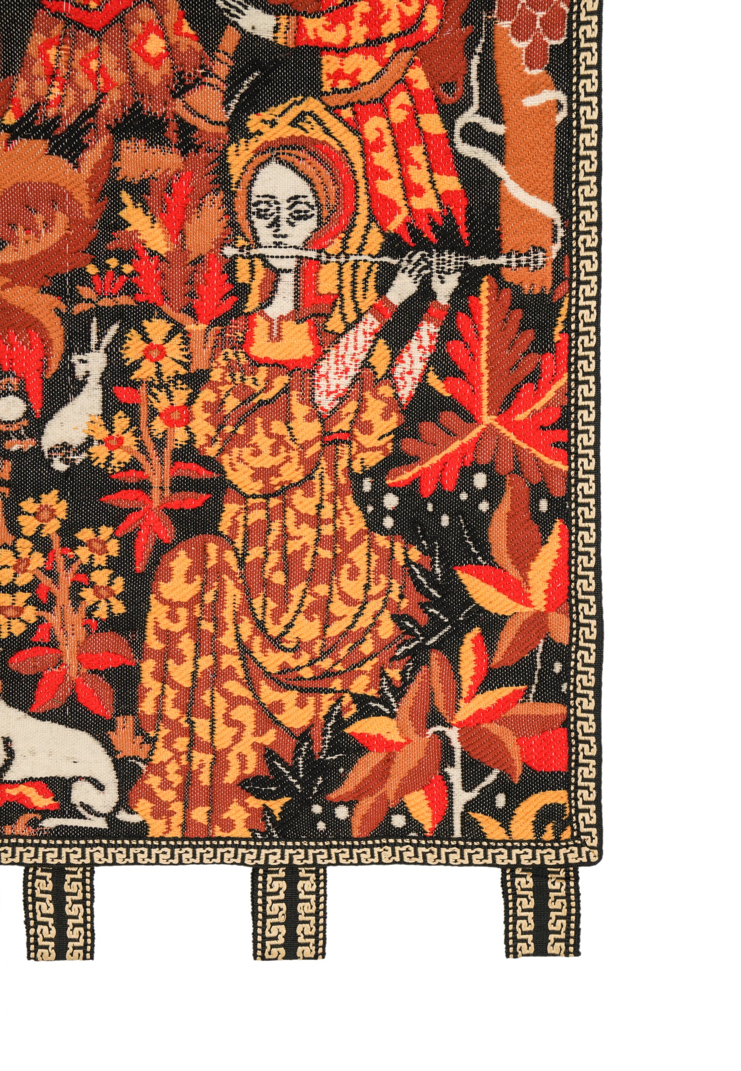 Vintage Spanish Tapestry 3'6" x 2'10" (Fernandez Angulo)
