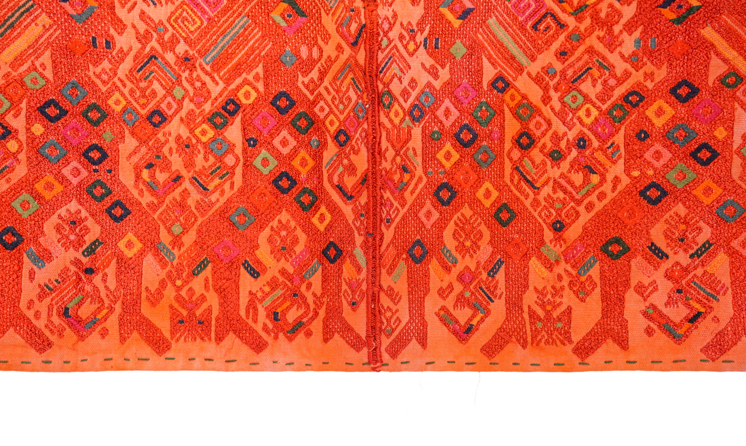 Vintage Mayan Embroidery Textile 2'9" x 2'5"