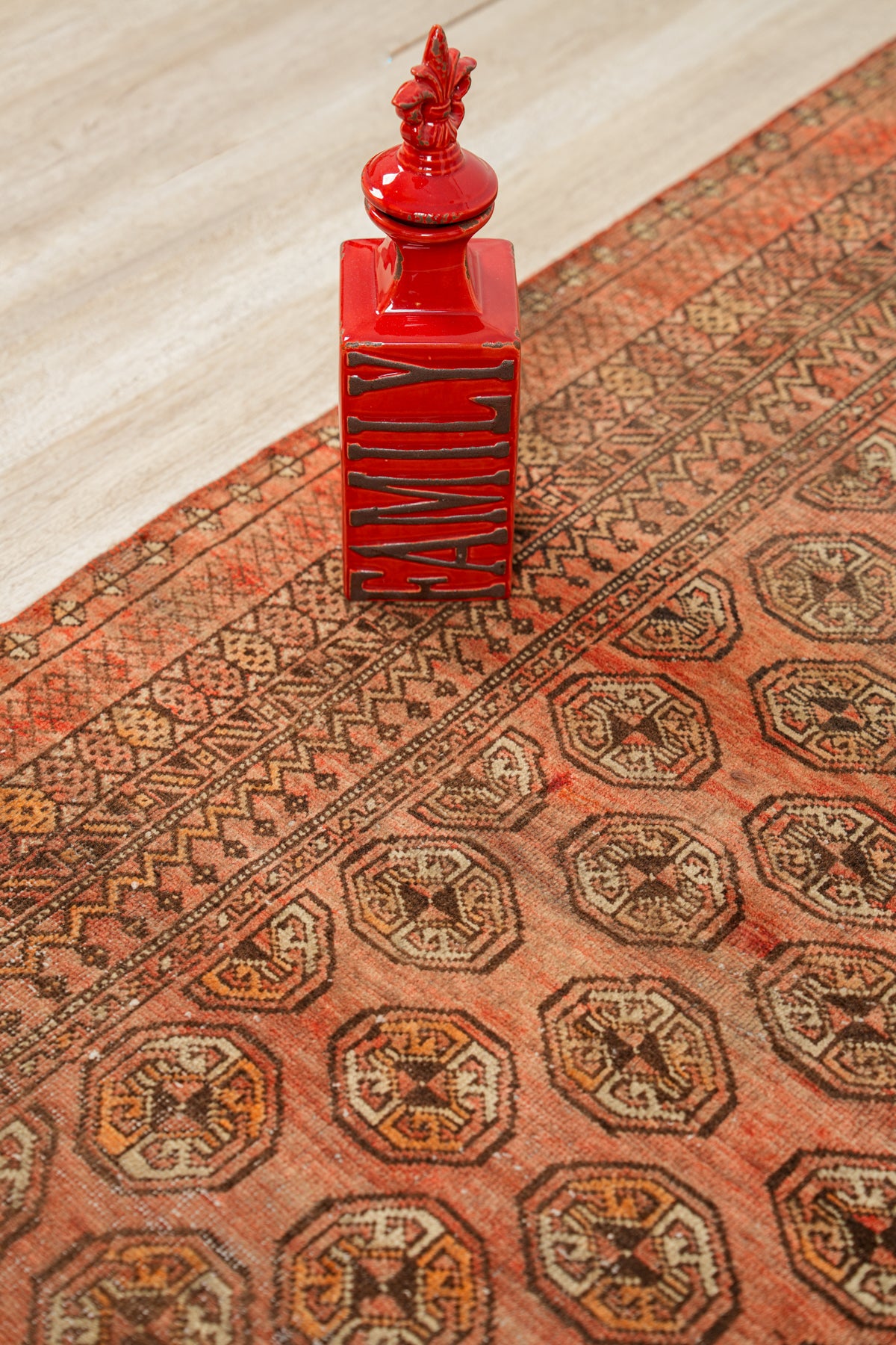 Vintage Turkmen Bokhara Rug 5'7" X 3'3"