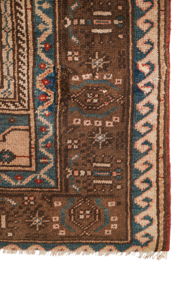 Vintage Turkish Tribal Rug 5'5" x 3'6"