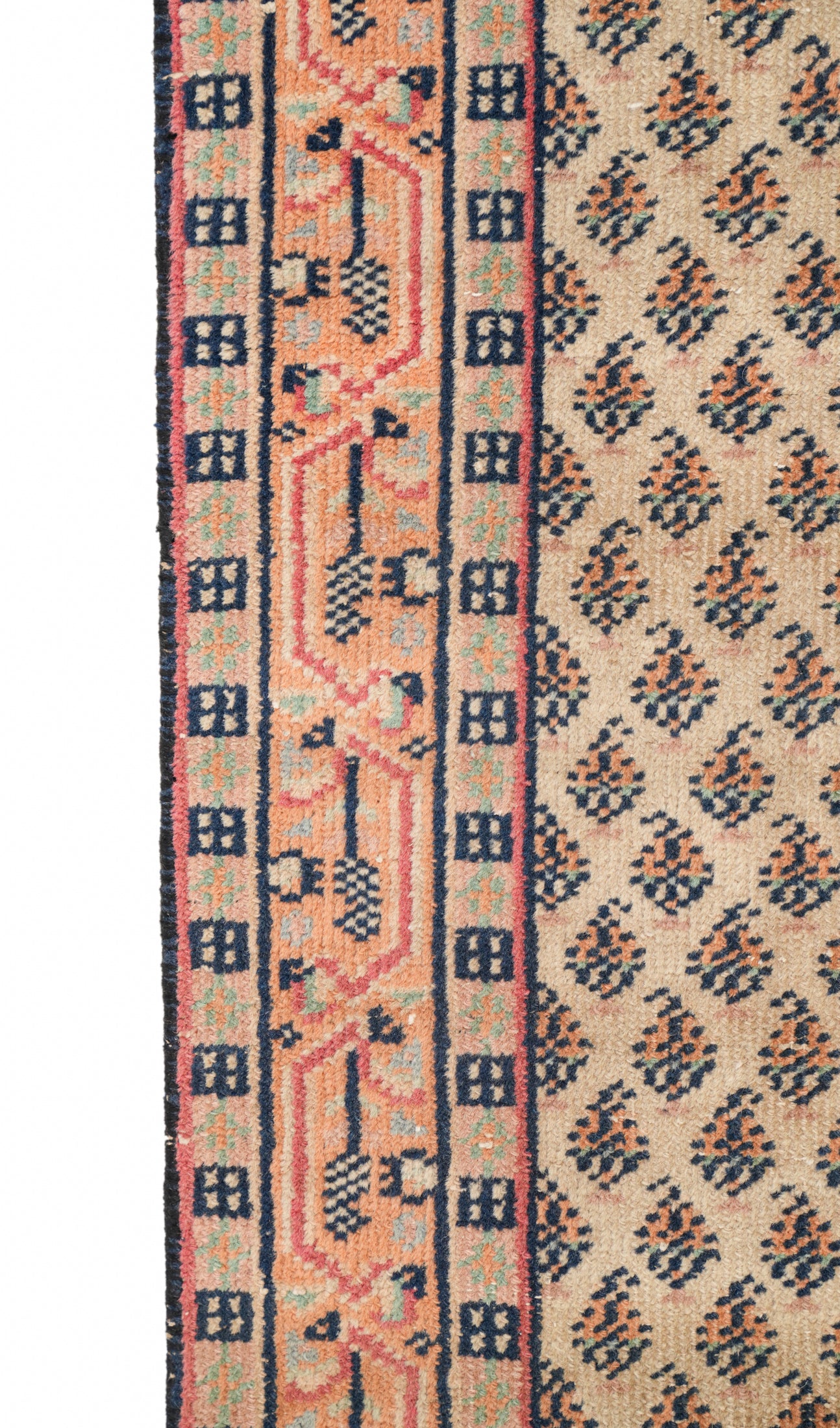 Vintage INDIAN DECORATIVE RUG 5' X 2'10"