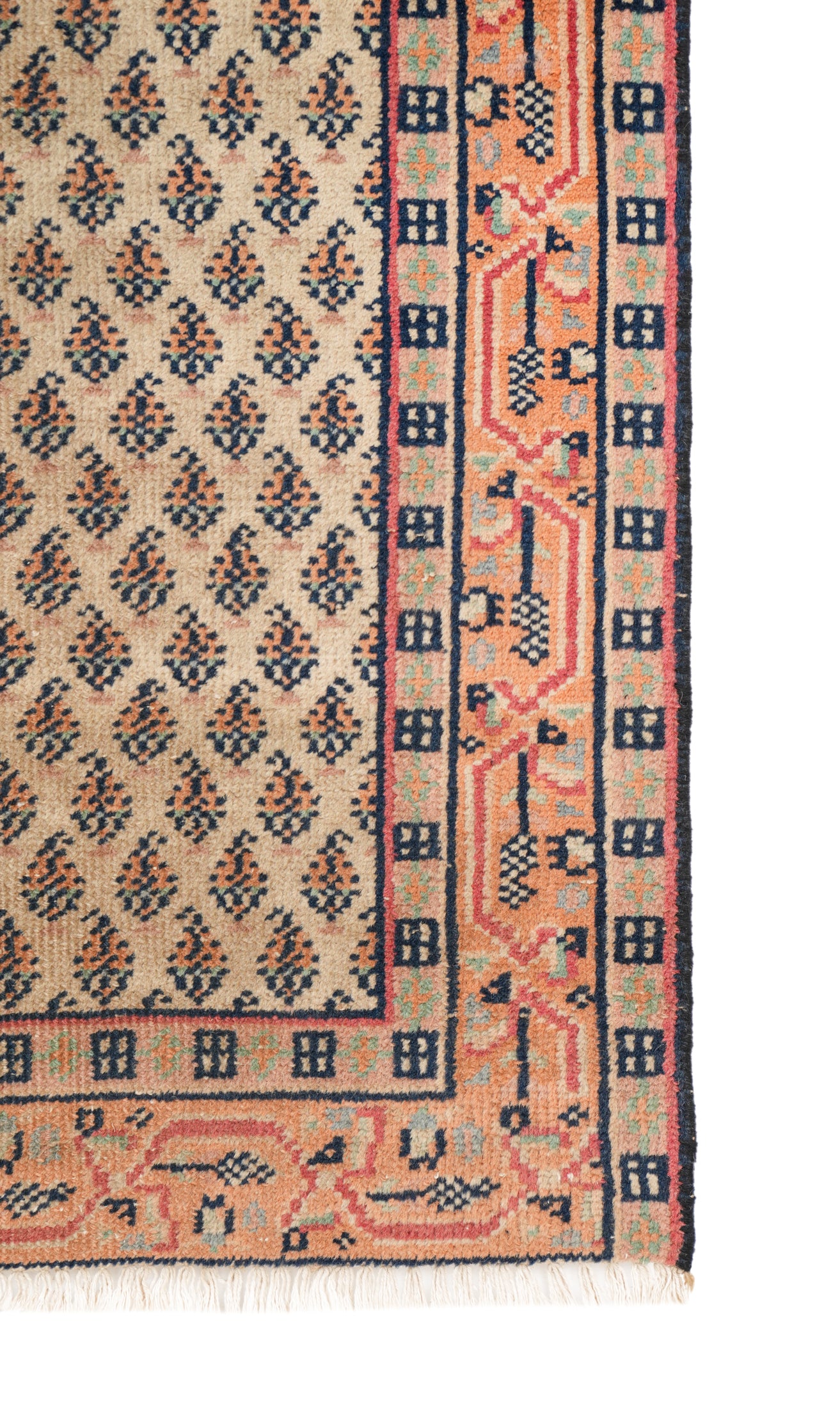 Vintage INDIAN DECORATIVE RUG 5' X 2'10"