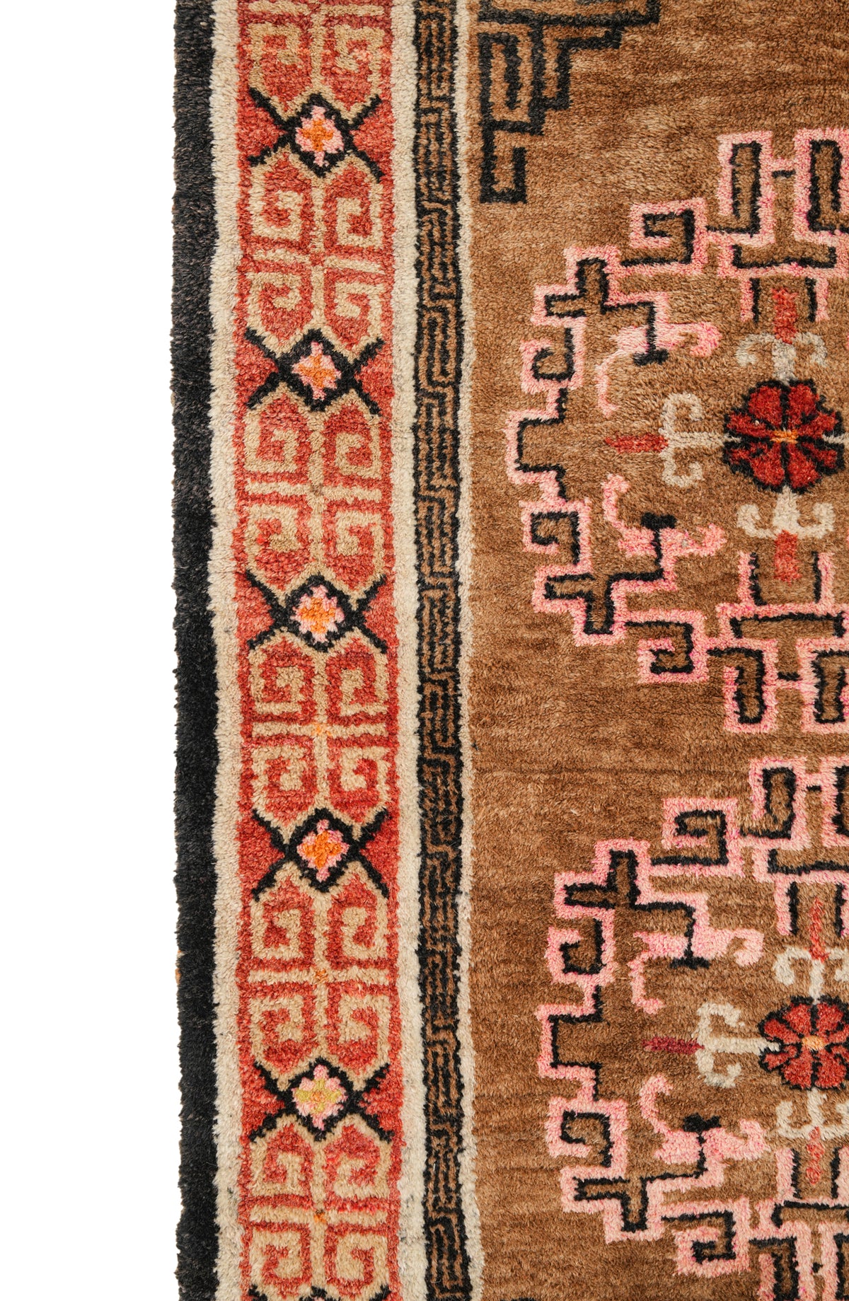 Vintage Tibetan Rug 4'7" x 2'6"
