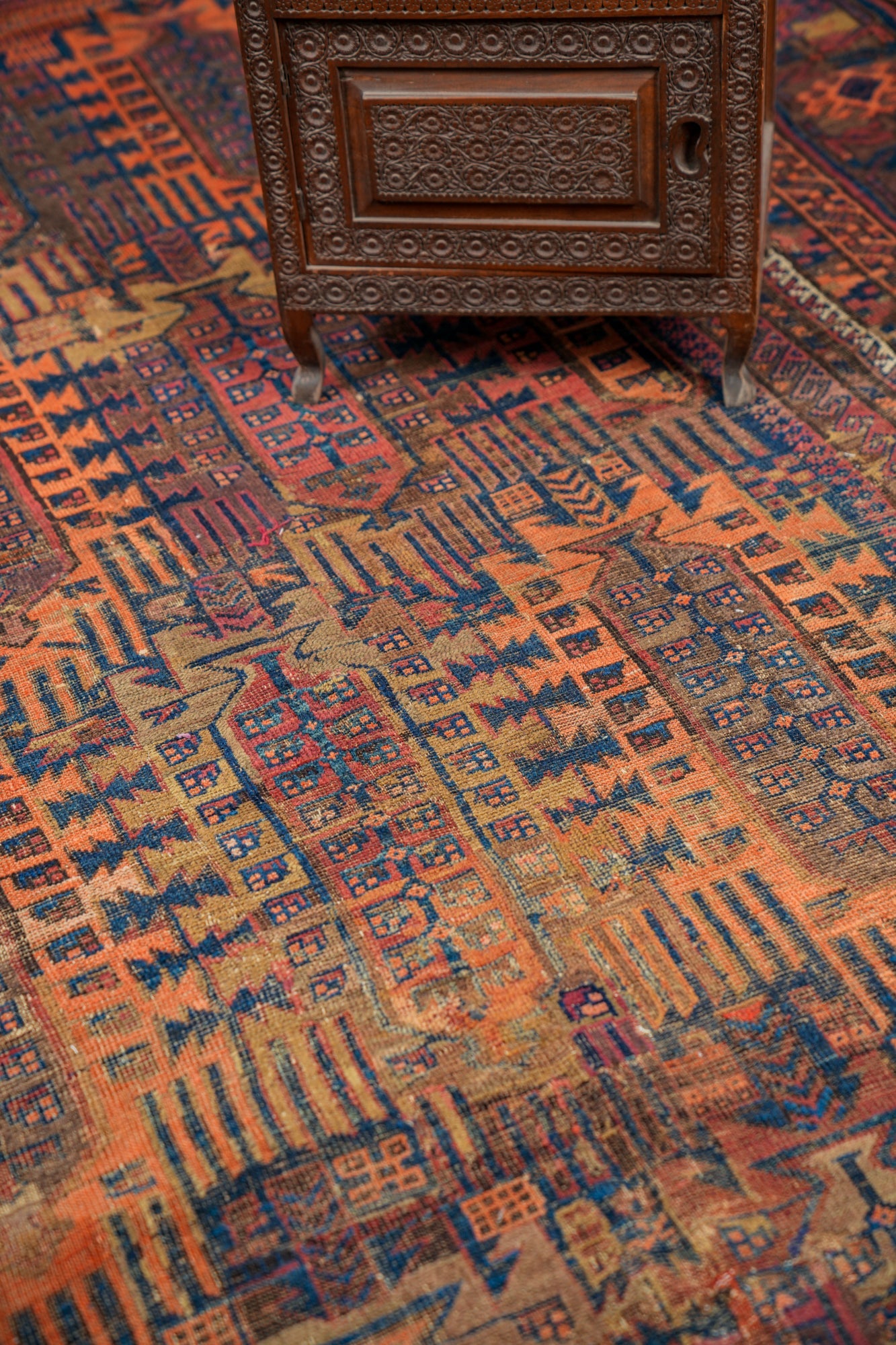 Antique Timuri Baloch Rug 10'7" x 7'1"