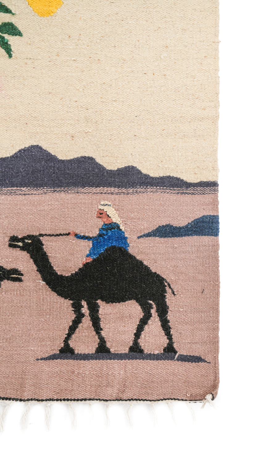 Vintage Egyptian Tribal Tapestry 2'6" x 1'7"