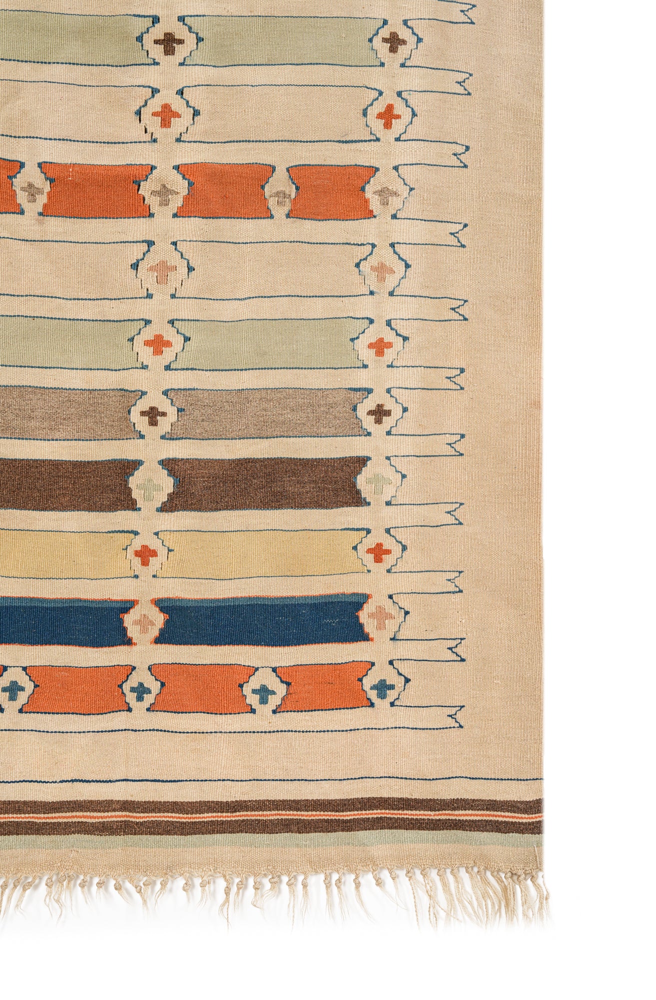 Vintage Turkish decorative Kilim 5'7" x 3'5"