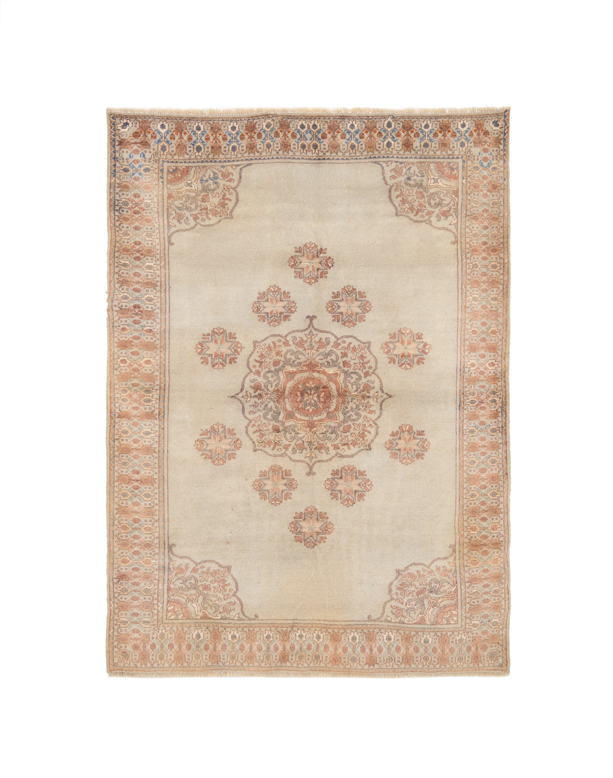 Vintage Moroccan Rug 6'6" x 4'9"