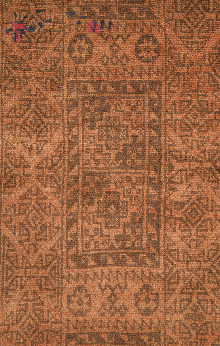 Vintage Tribal Turkmen Rug 7'8" x 4'6"