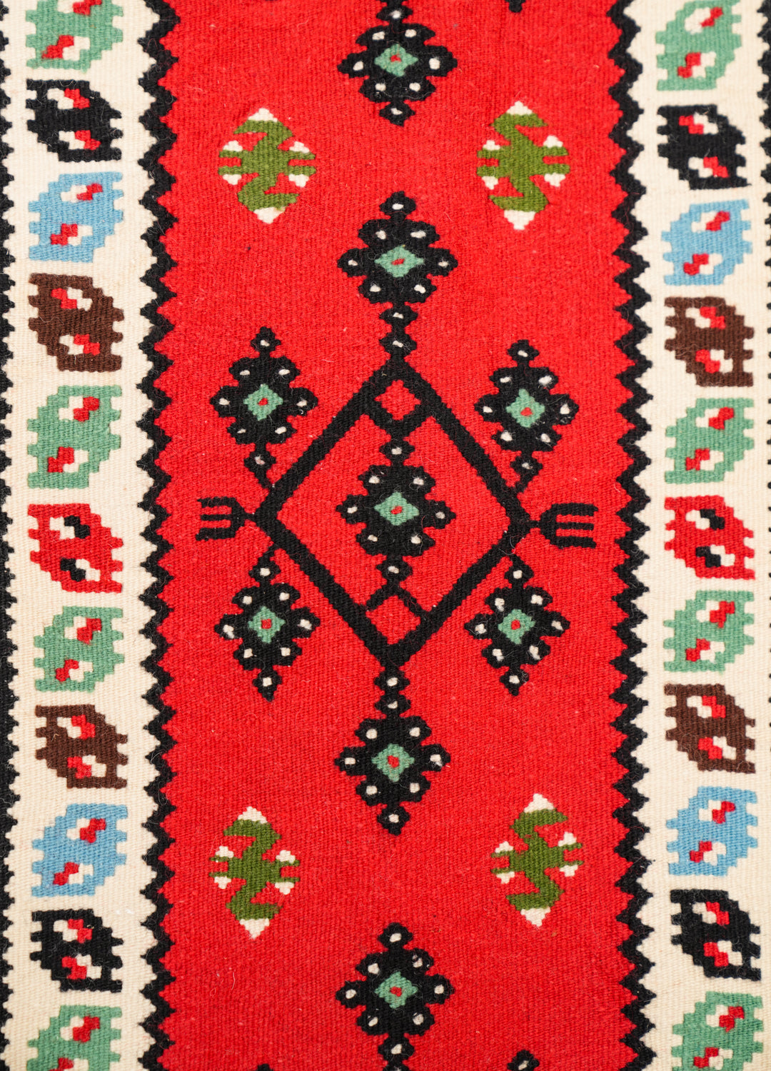 Vintage Eastern European Kilim 3'9" X 1'3"