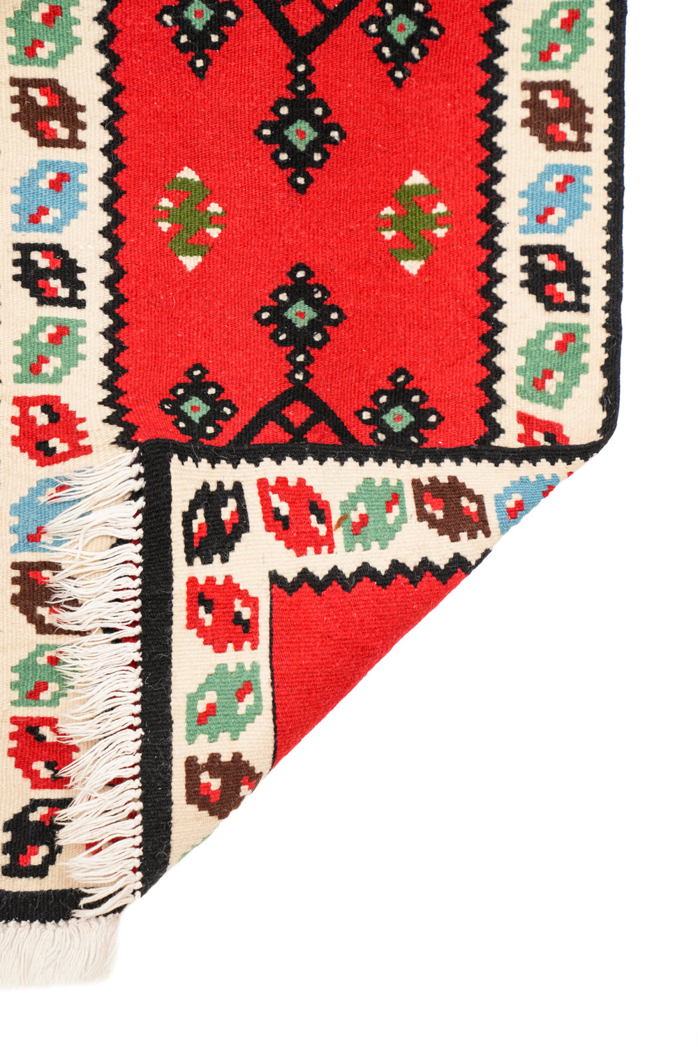 Vintage Eastern European Kilim 3'9" X 1'3"