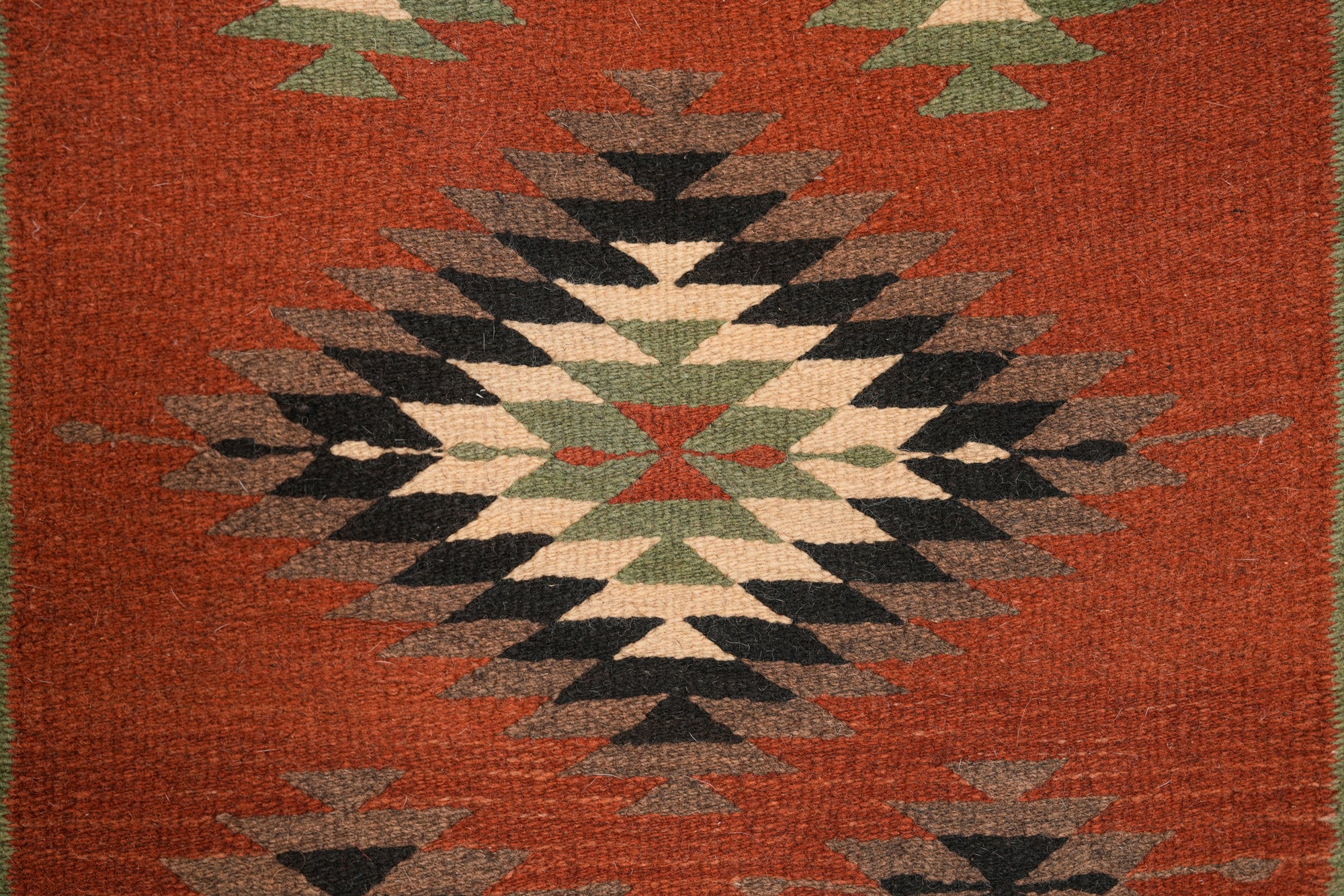 Vintage Mexican Zapotec Kilim 5' x 2'5"