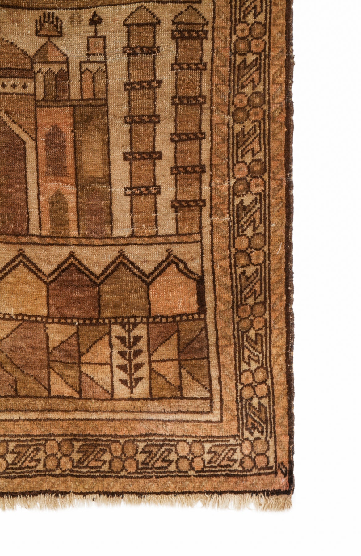 Vintage Baloch Prayer Rug 4'5" x 3'