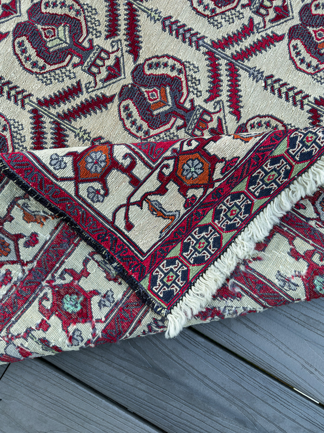 Vintage Afghan Somak 5'10" x 4'