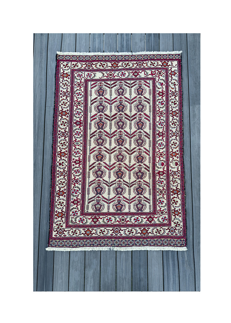 Vintage Afghan Somak 5'10" x 4'