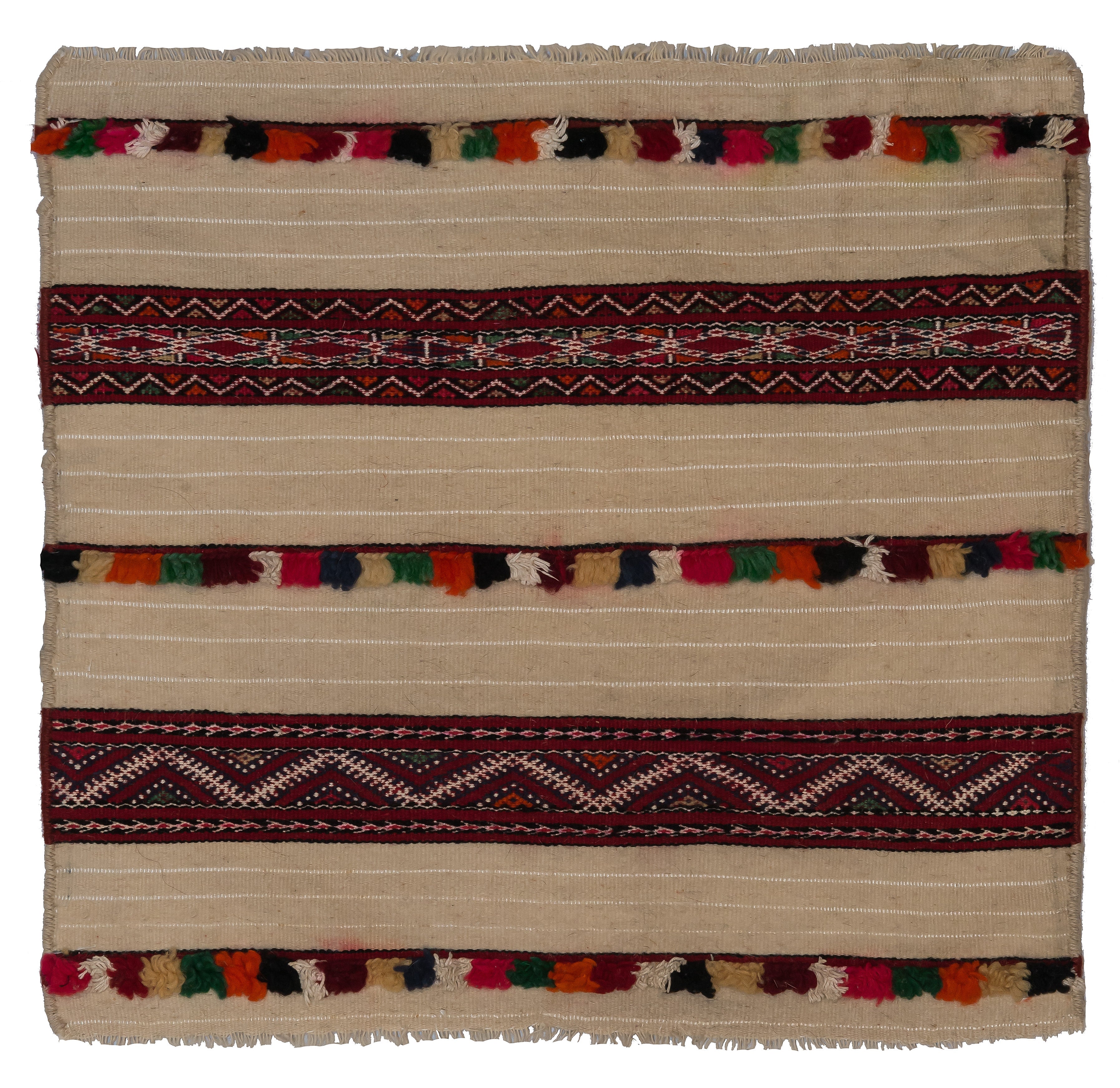Vintage Moroccan Berber Textile  1'8" x 1'9"