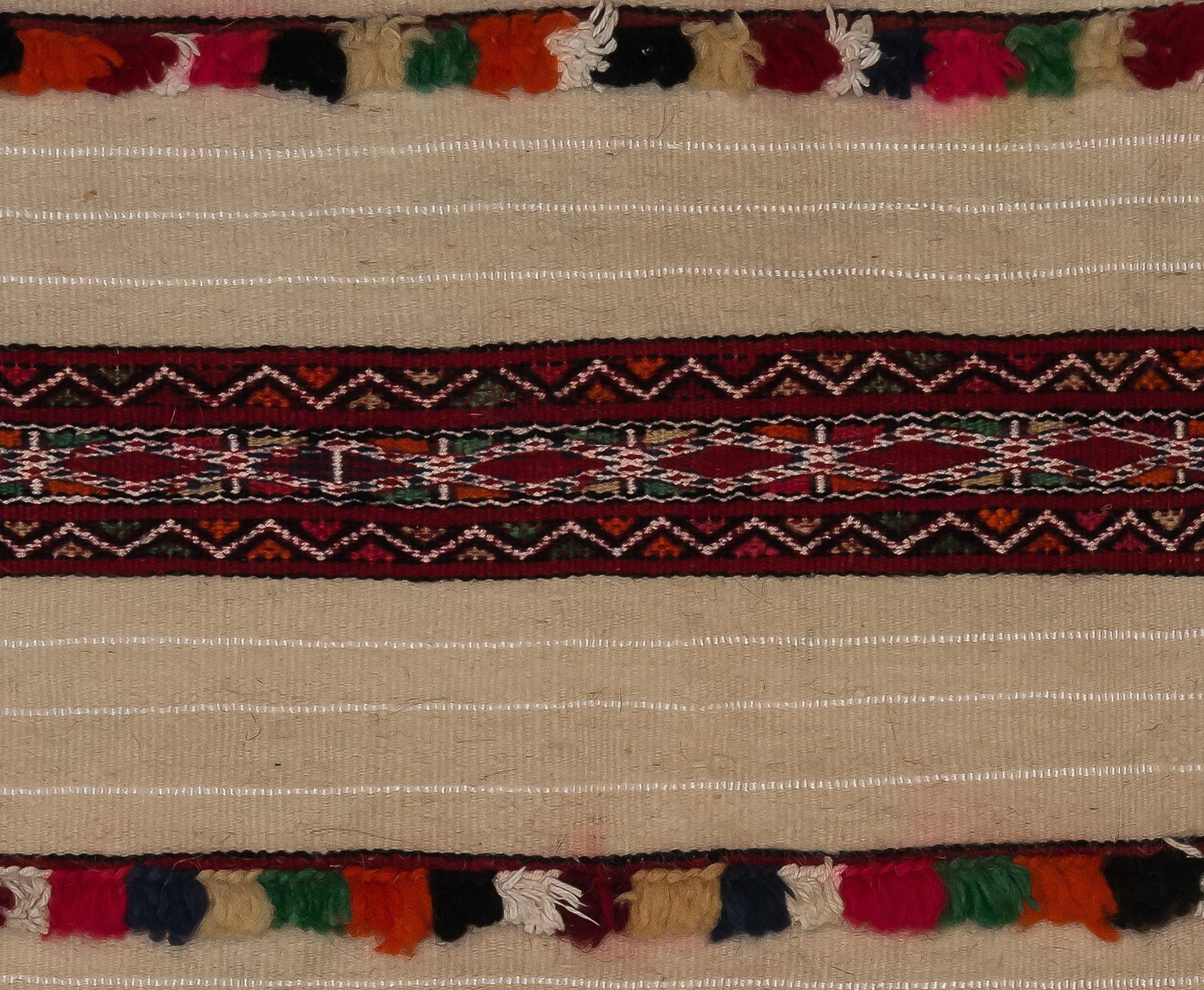 Vintage Moroccan Berber Textile  1'8" x 1'9"