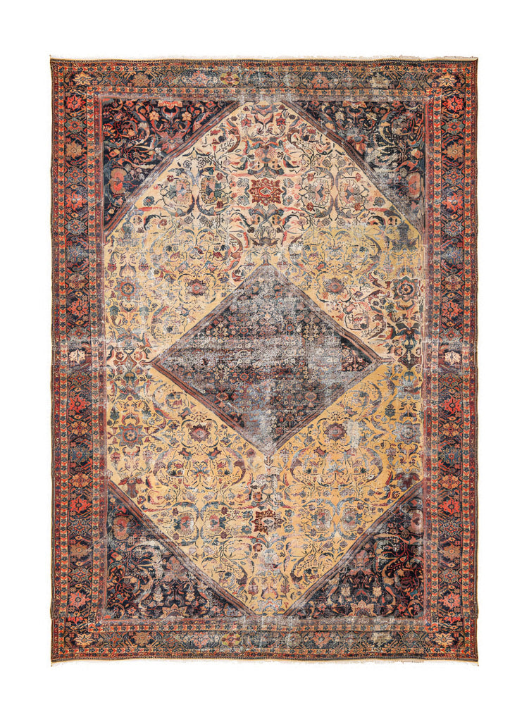 Antique Mahal Carpet Large Carpet