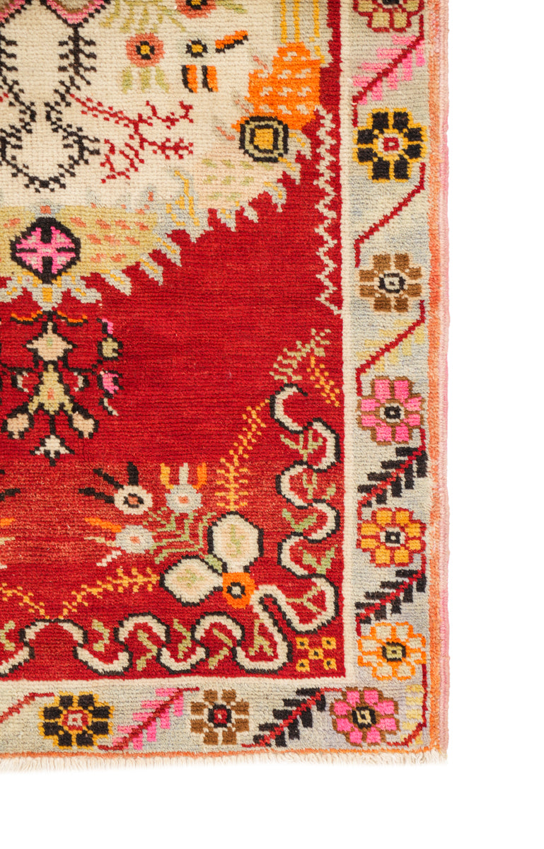 Vintage Turkish Rug 5'6" x 2'8"
