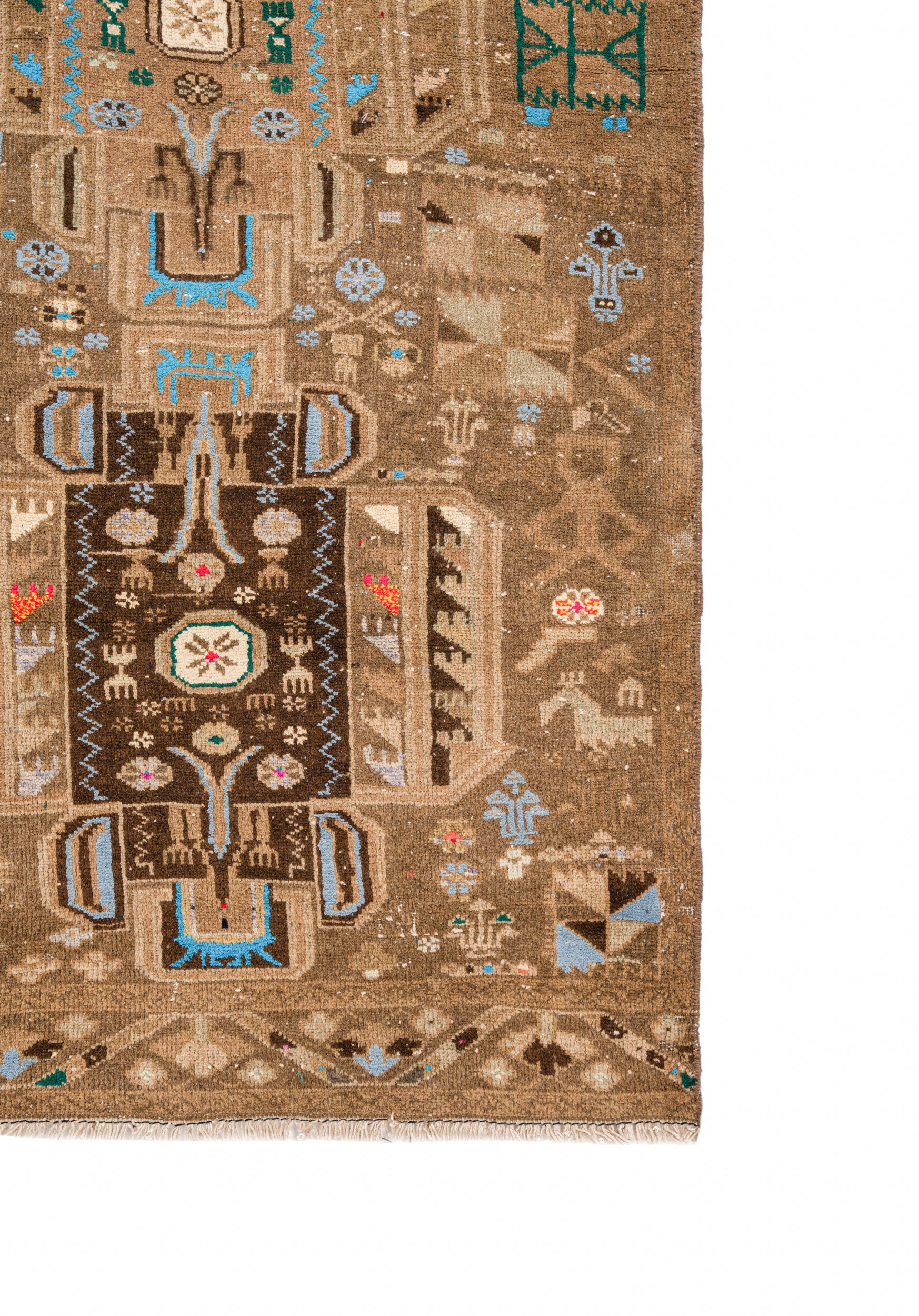 Vintage BalOCH Rug 5'5" X 3'