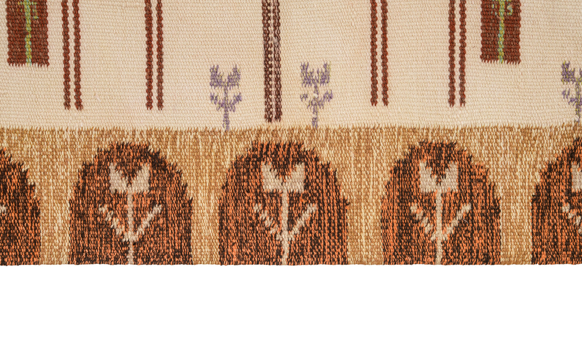 Vintage Scandanavian Eva Nemeth Tapestry 5'8" x 1'9"