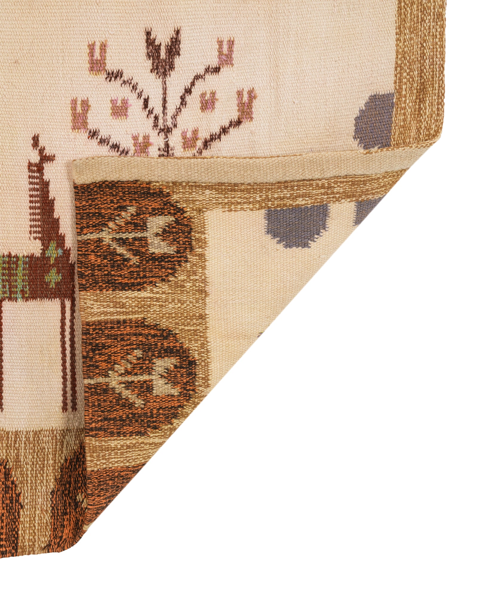 Vintage Scandanavian Eva Nemeth Tapestry 5'8" x 1'9"