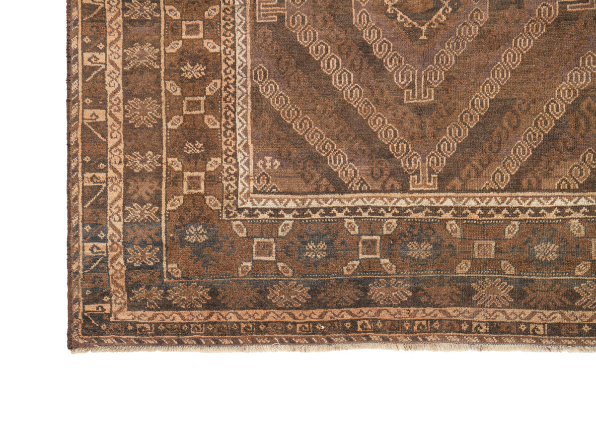 Vintage Turkmen Rug 8'10" x 6'3"