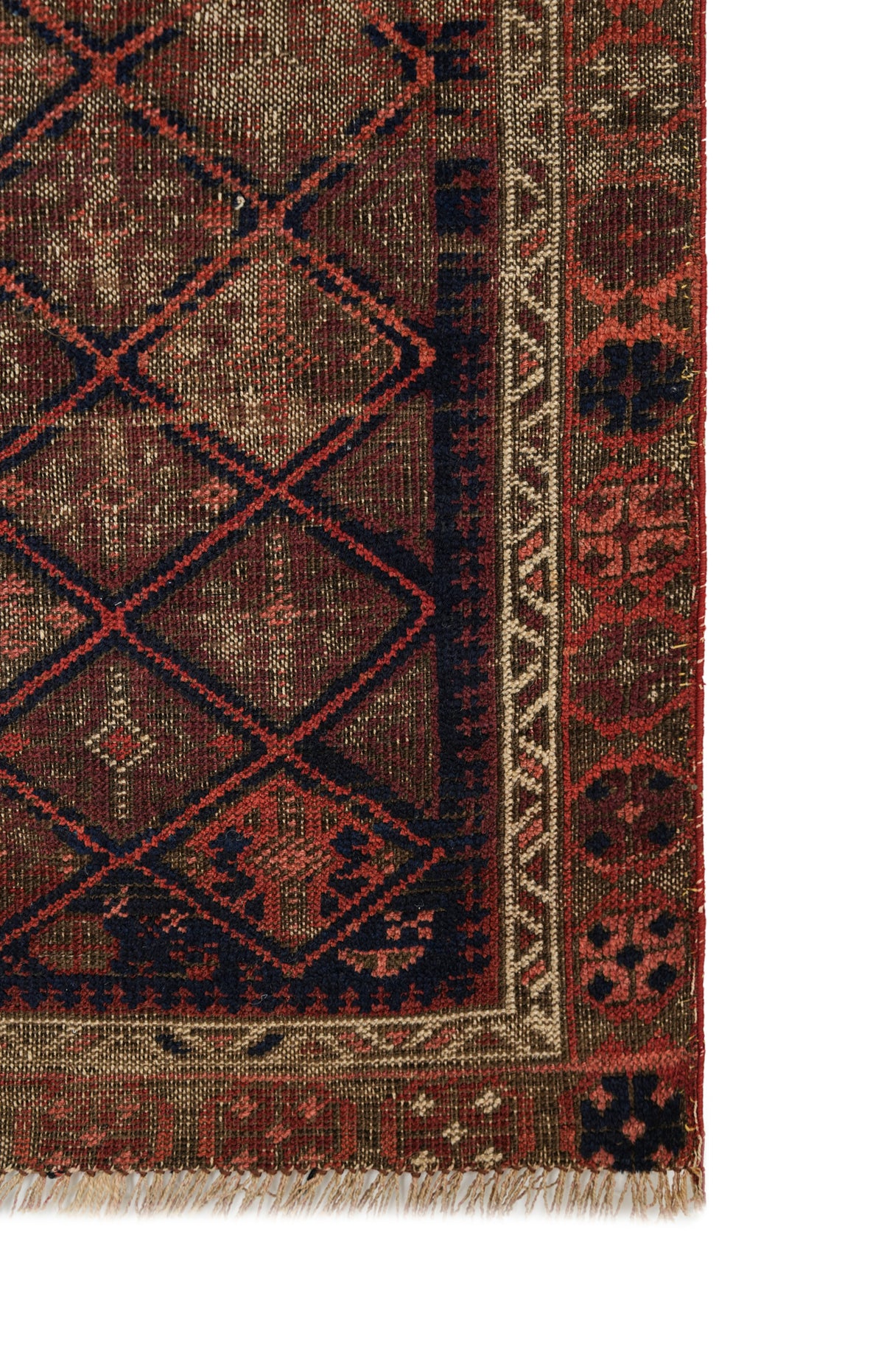 Antique Baloch Rug 3'9" X 2'6"