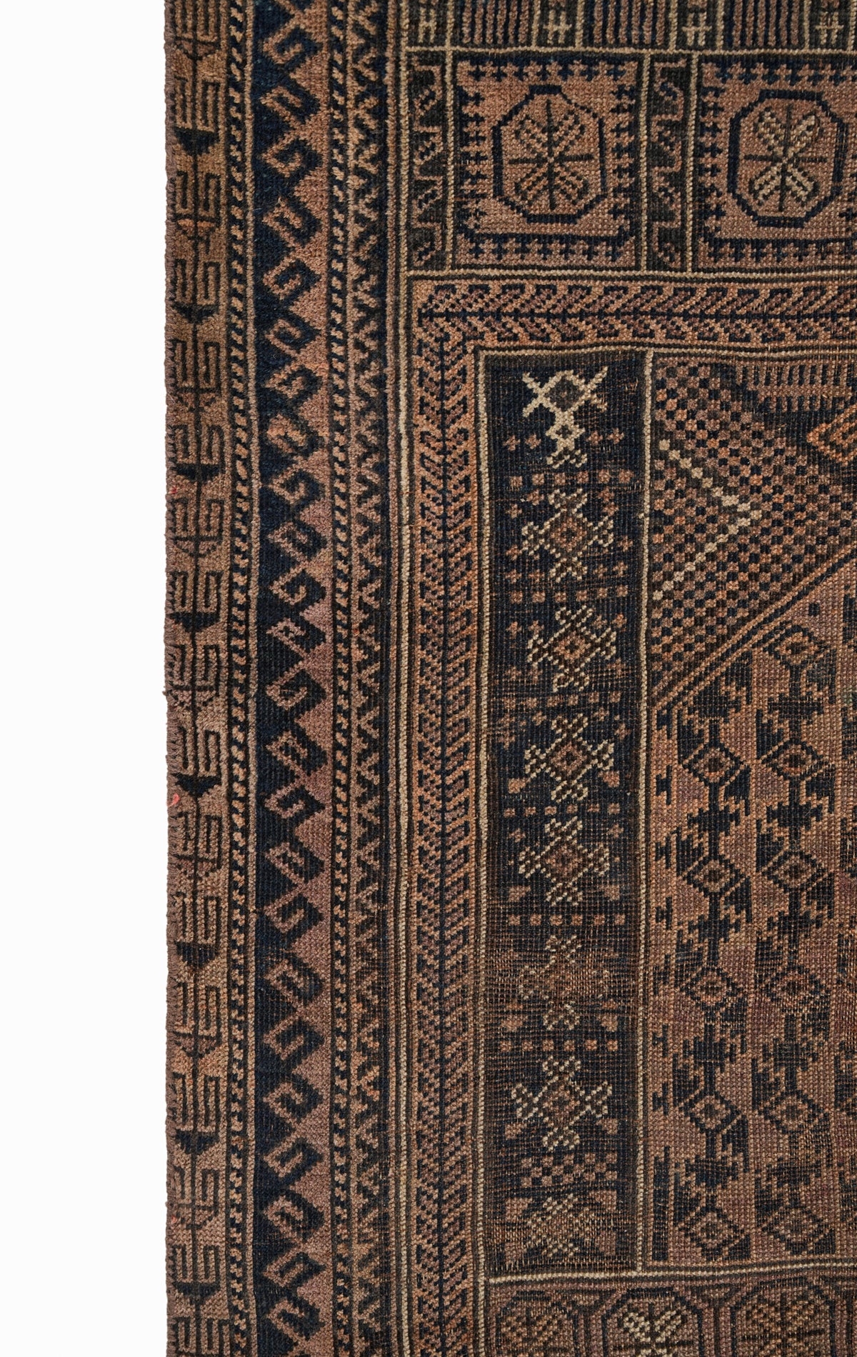Vintage Baloch Rug 4'2" X 3'2"