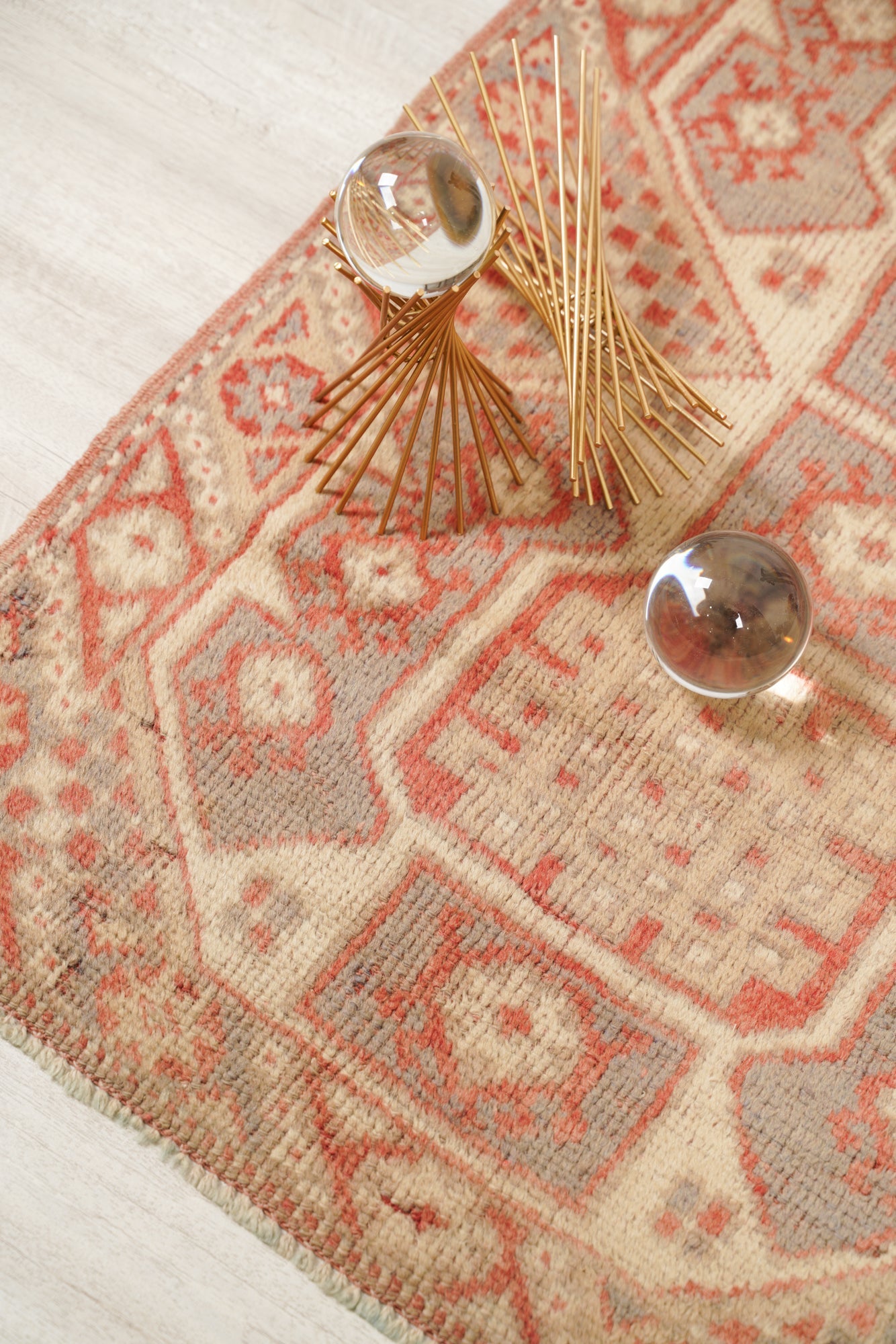 Vintage Turkish Milas Rug 3'10" x 2'6"