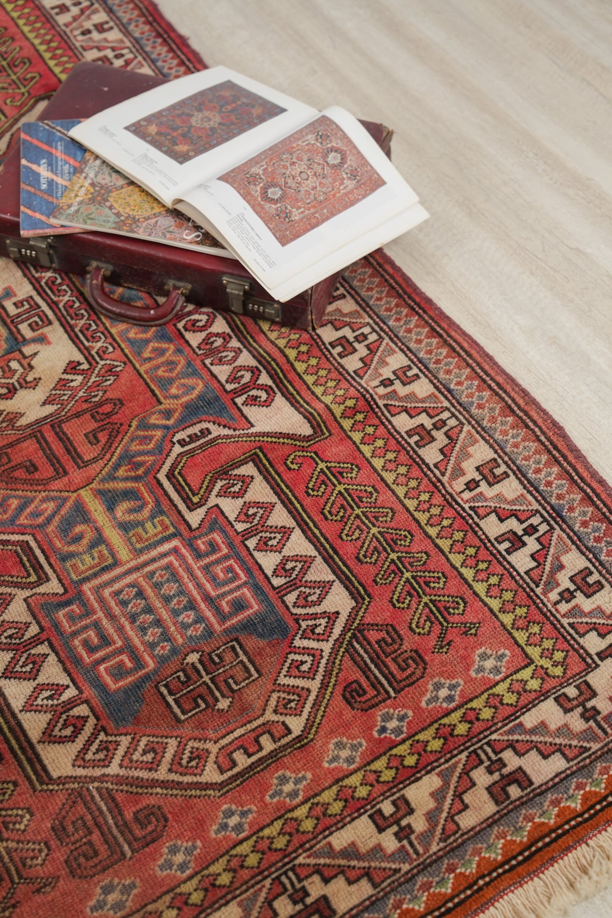 Vintage Turkish Sewan Rug 5'10" X 3'5"