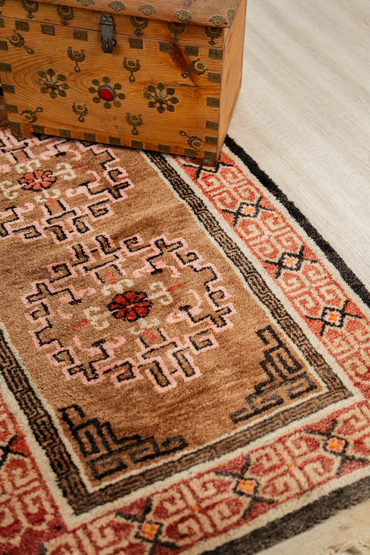 Vintage Tibetan Rug 4'7" x 2'6"