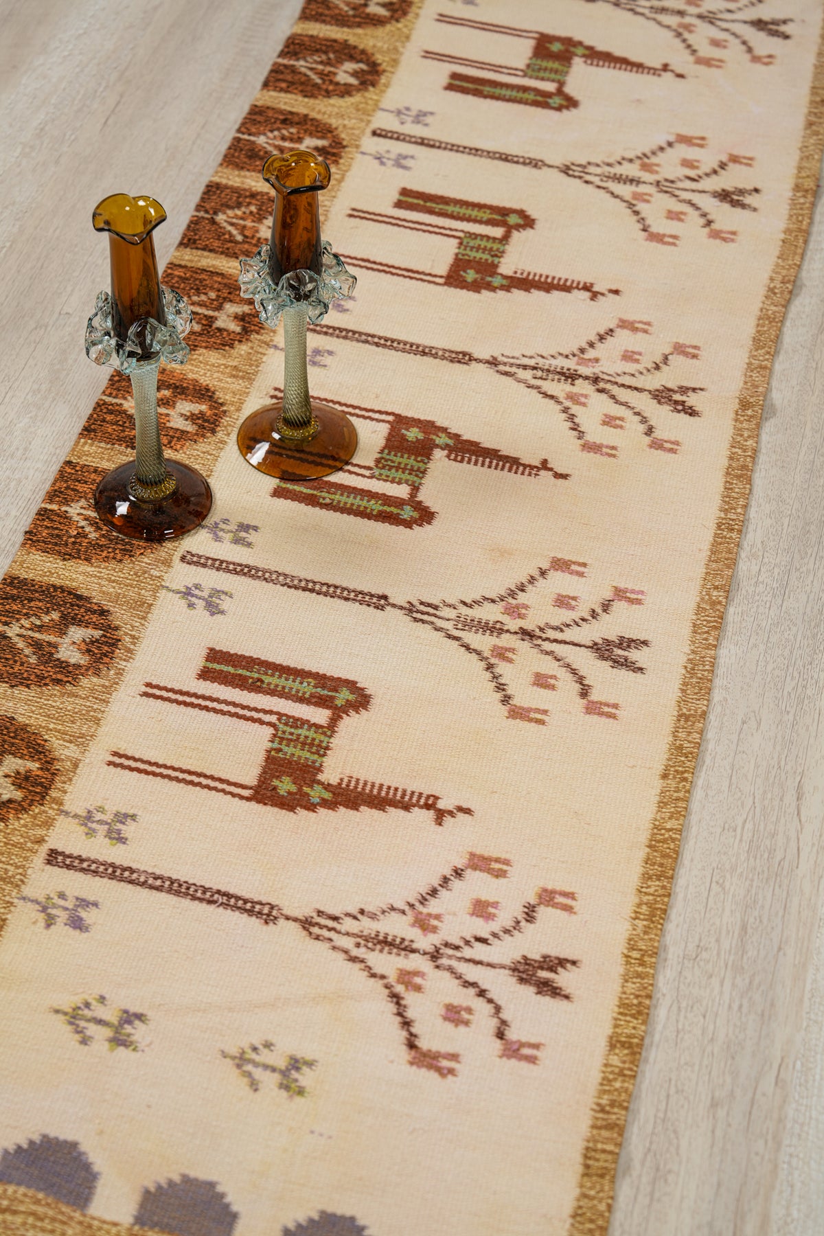Vintage Scandanavian Eva Nemeth Tapestry 5'8" x 1'9"
