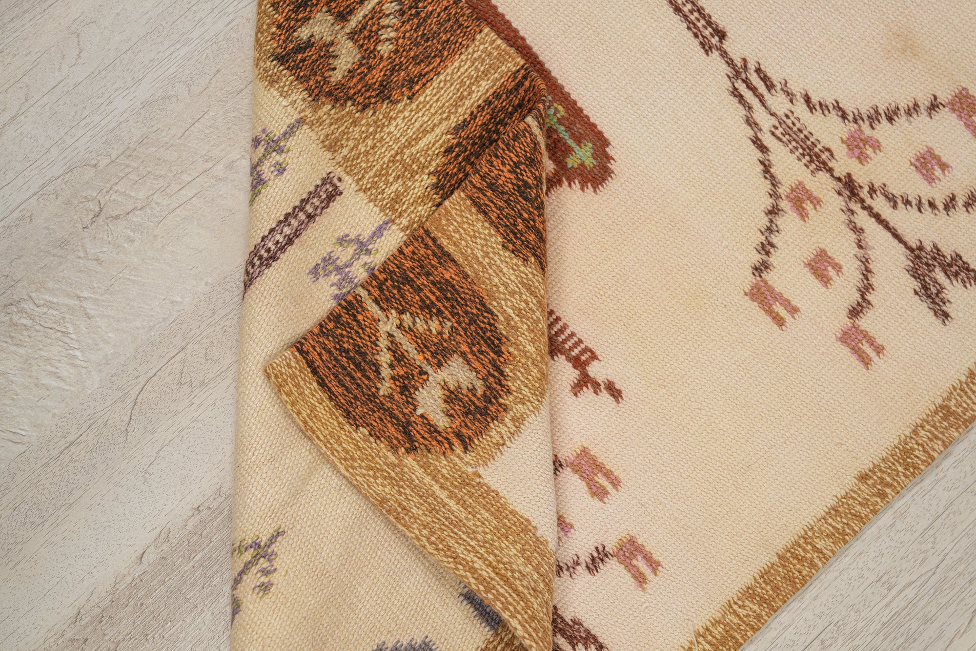 Vintage Scandanavian Eva Nemeth Tapestry 5'8" x 1'9"