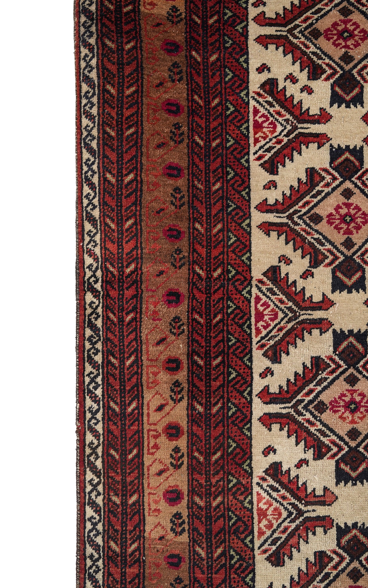 Vintage BalUch Rug 6'8" X 3'5"