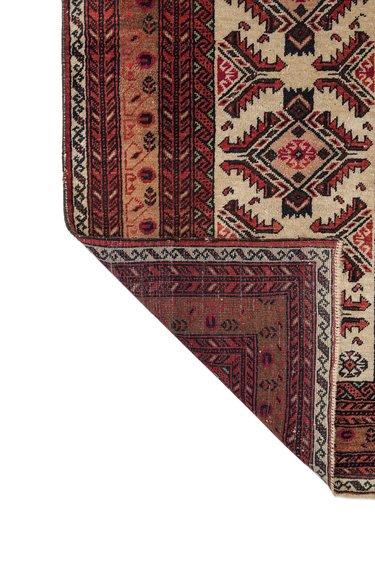 Vintage BalUch Rug 6'8" X 3'5"