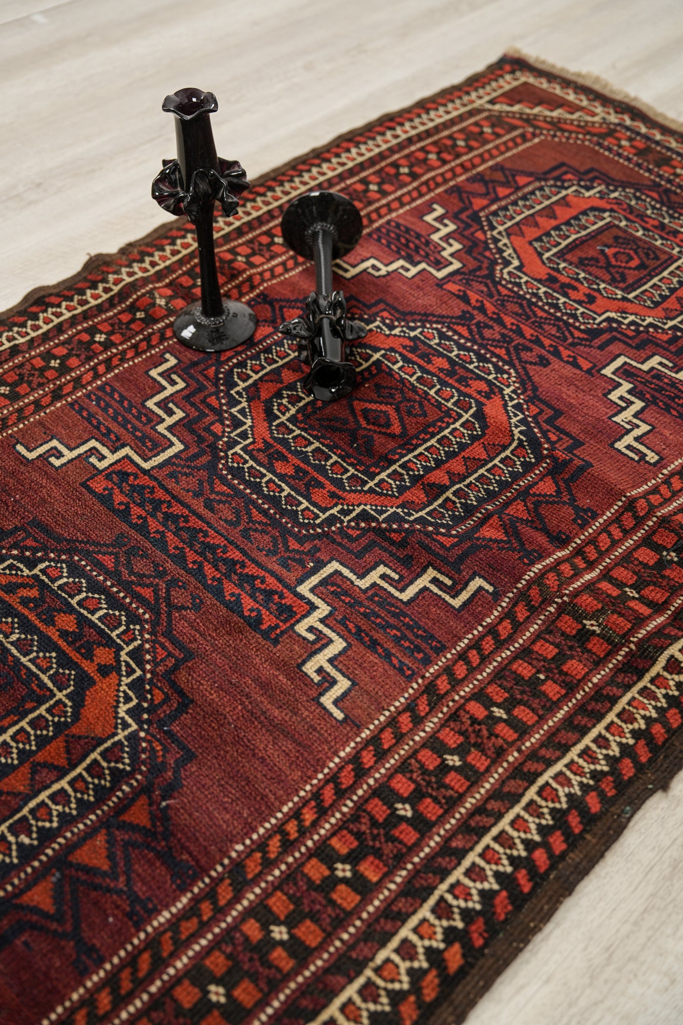 Antique Turkmen Rug 4'10" x 2'8"