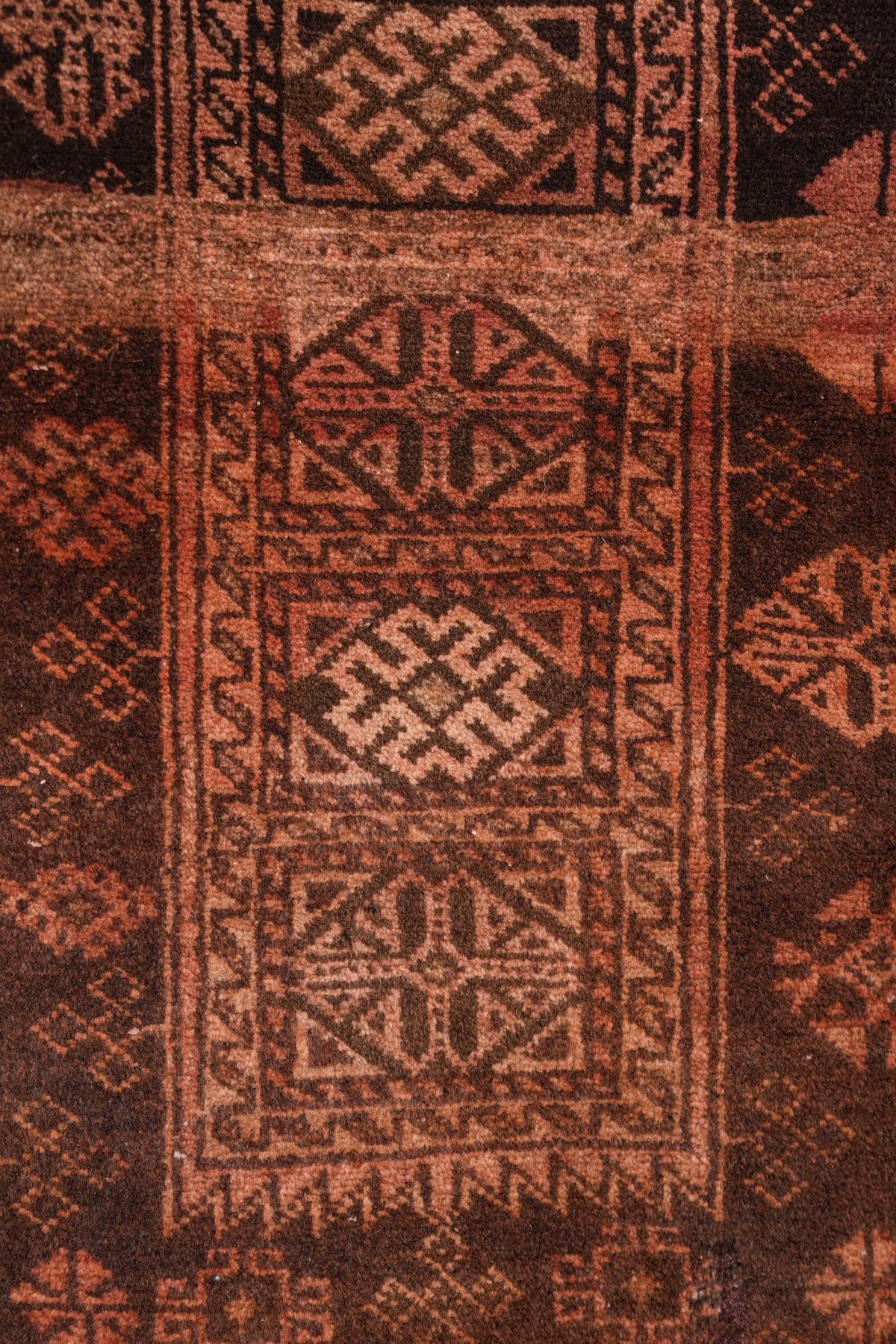 Vintage Turkmen Runner Rug 6'1" X 2'8"