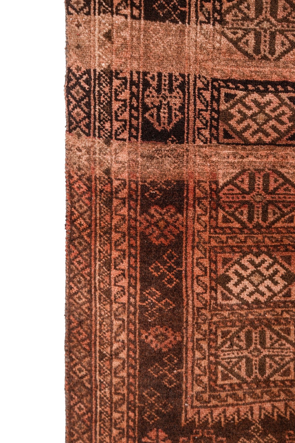 Vintage Turkmen Runner Rug 6'1" X 2'8"