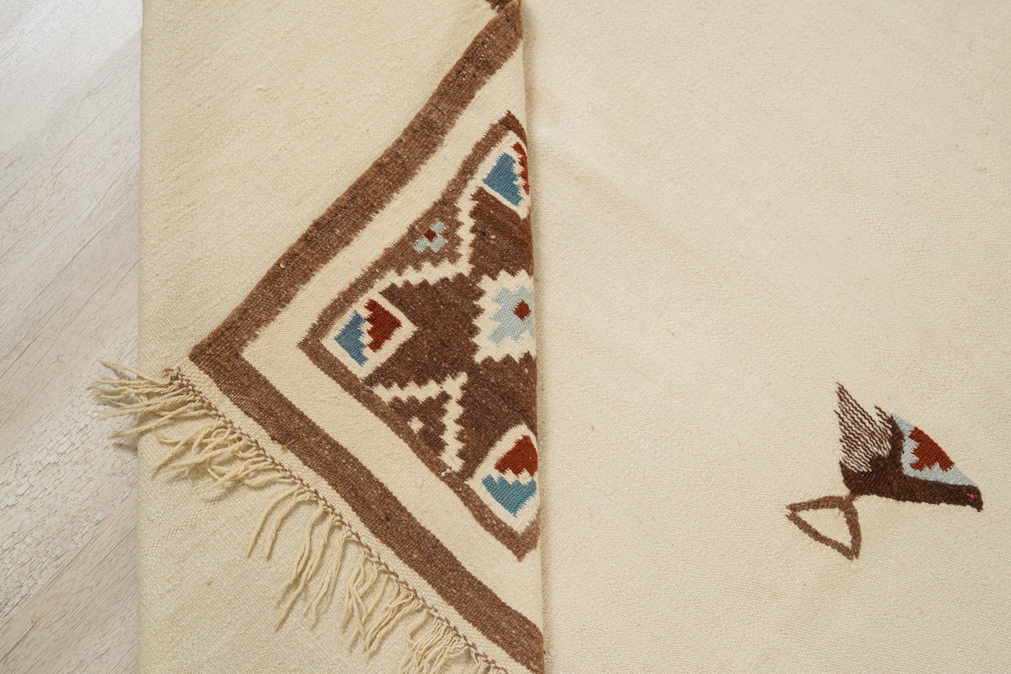 Vintage Moroccan Tapestry 7'7" x 5'10"