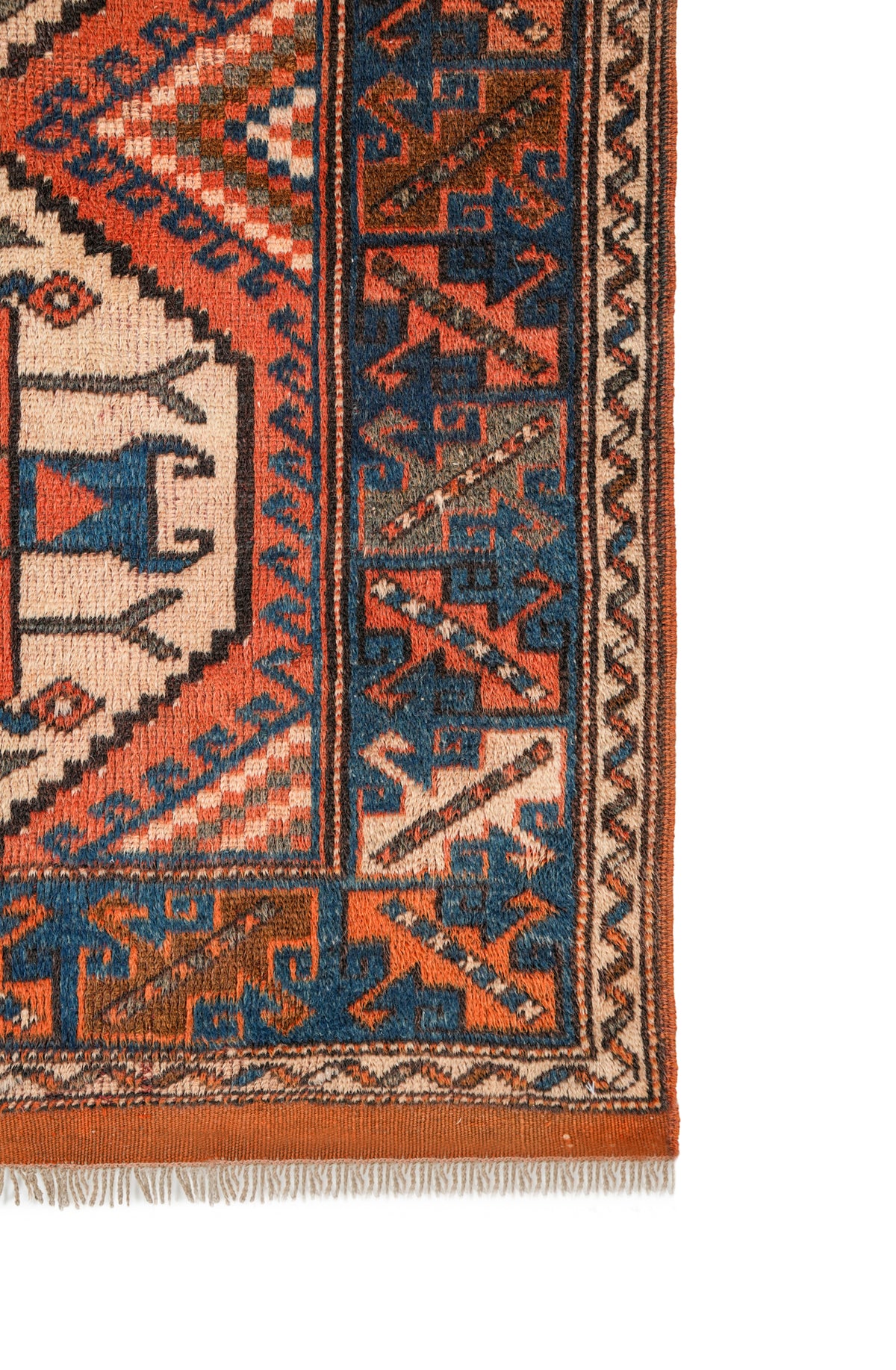 Vintage Turkish Milas Rug 4'5" X 3'1"