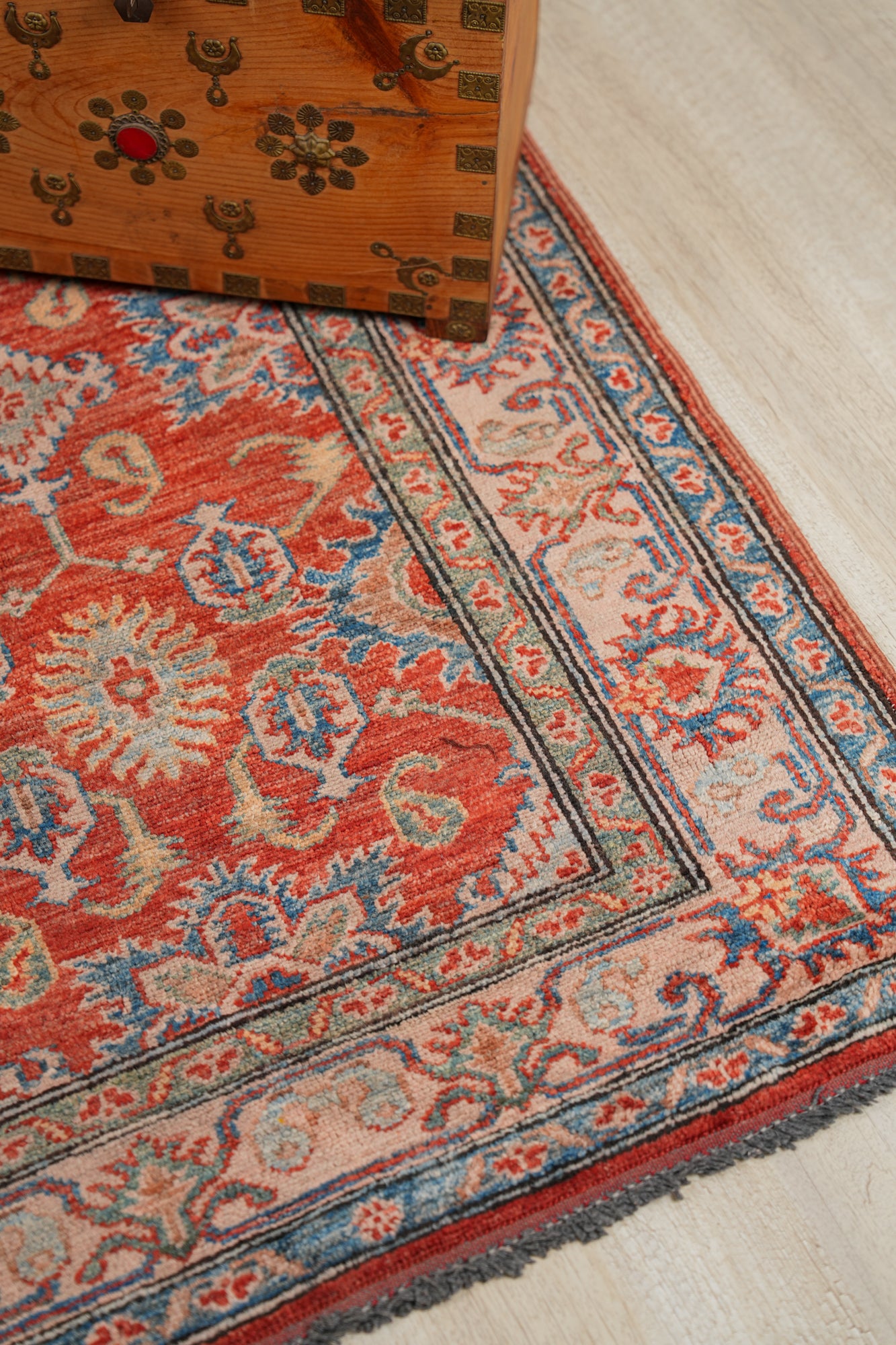 VINTAGE Afghan RUG 4' x 2'7"