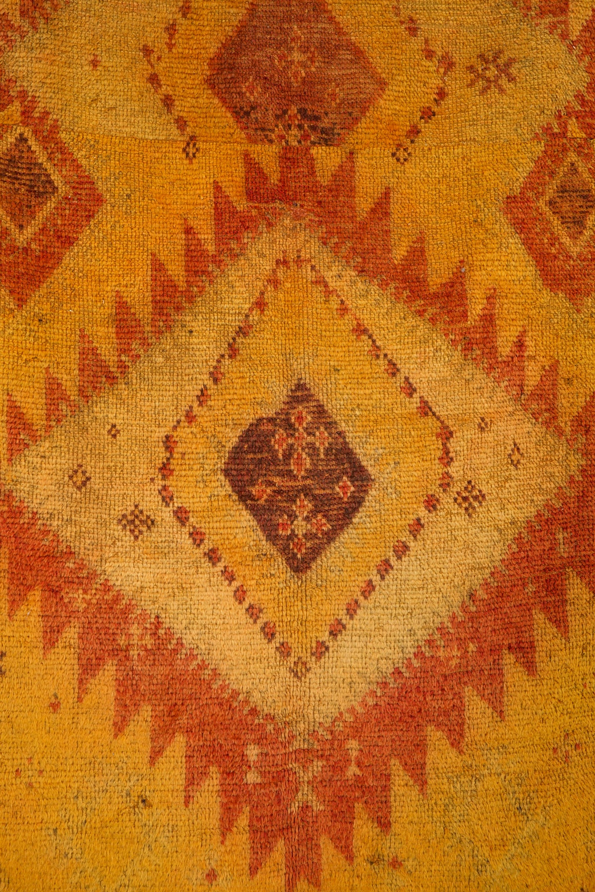 Antique Moroccan Rug 7' x 4'6"