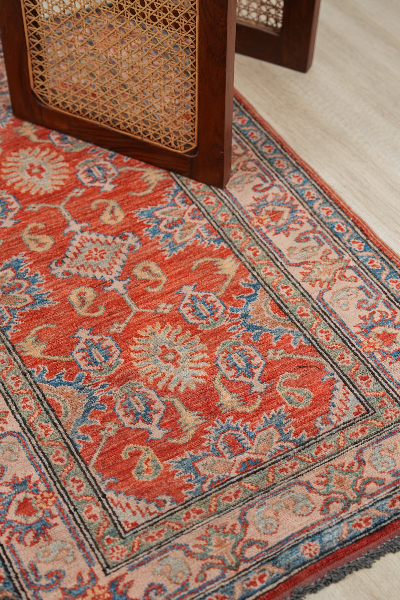 VINTAGE Afghan RUG 4' x 2'7"