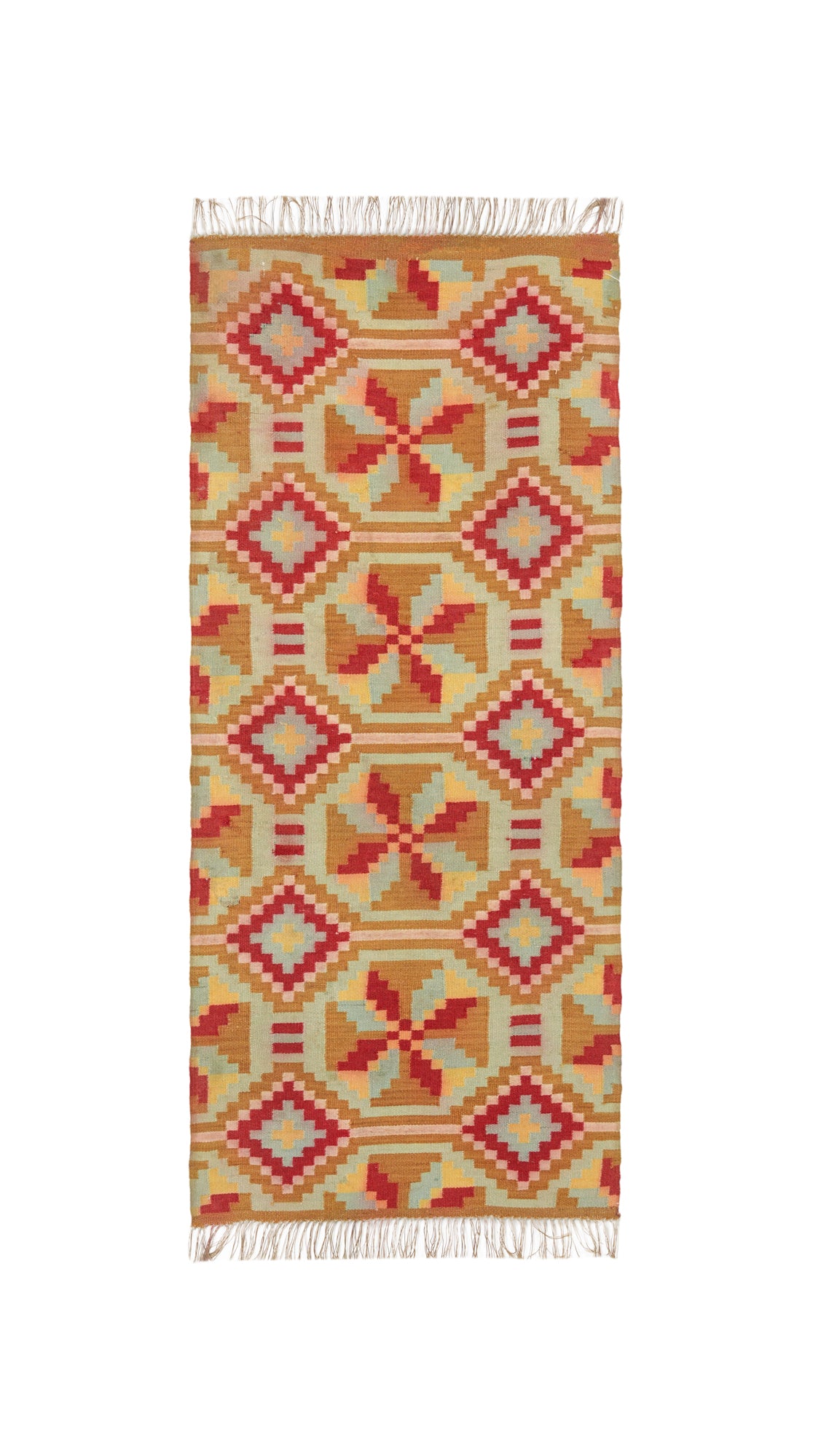 Vintage Swedish Textile 4'5" X 2'