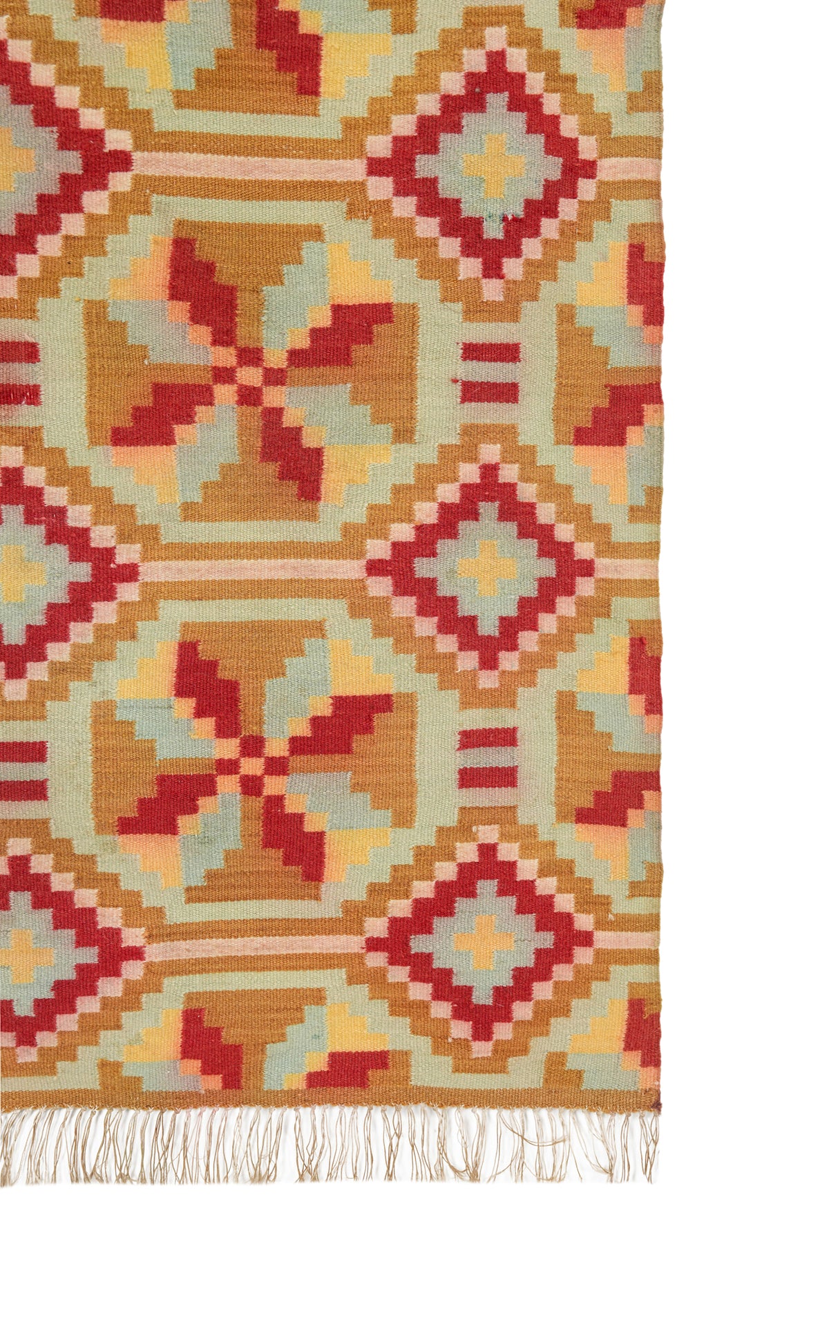 Vintage Swedish Textile 4'5" X 2'