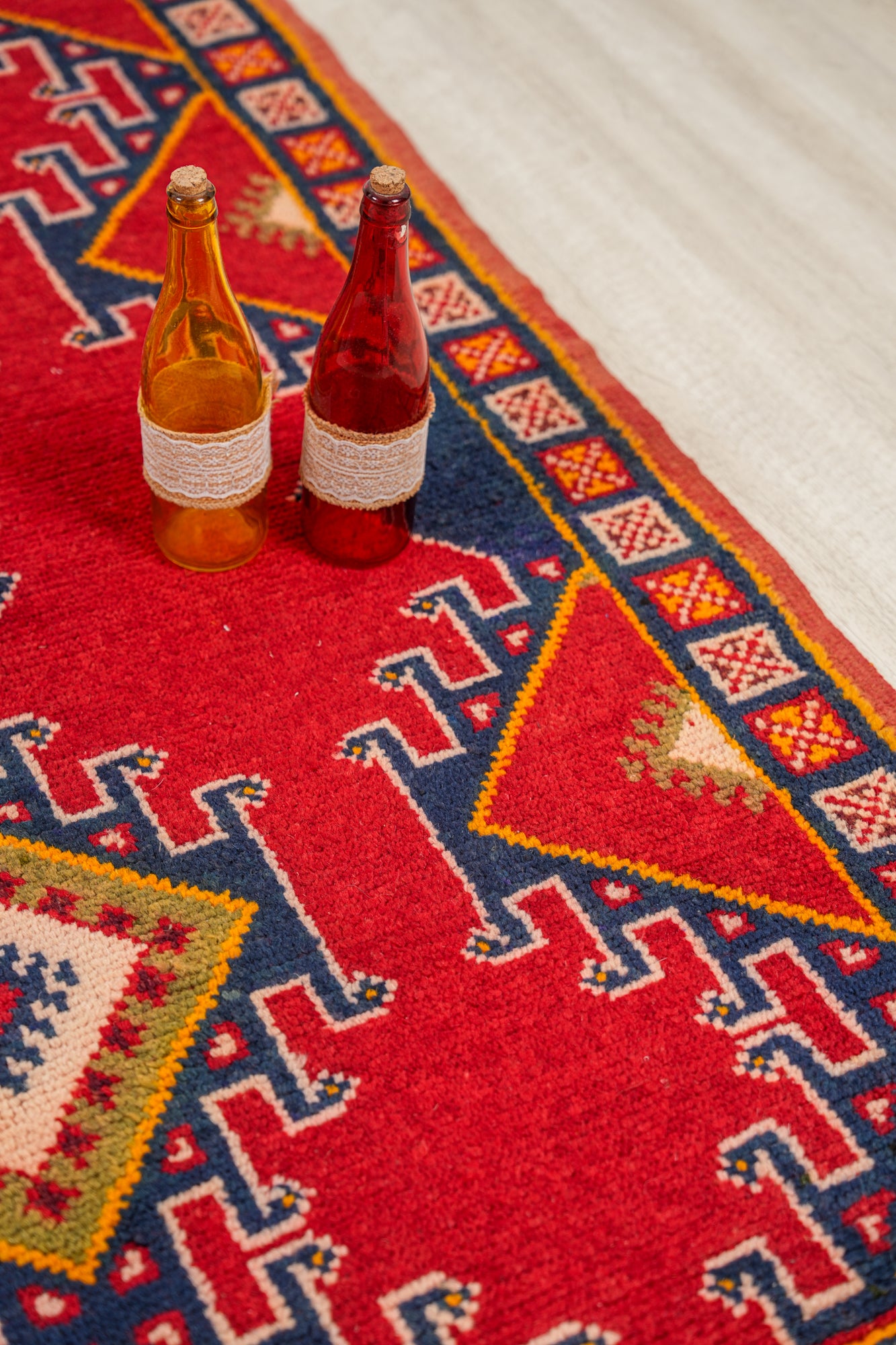 Vintage Moroccan Rug 4'7" x 3'7"