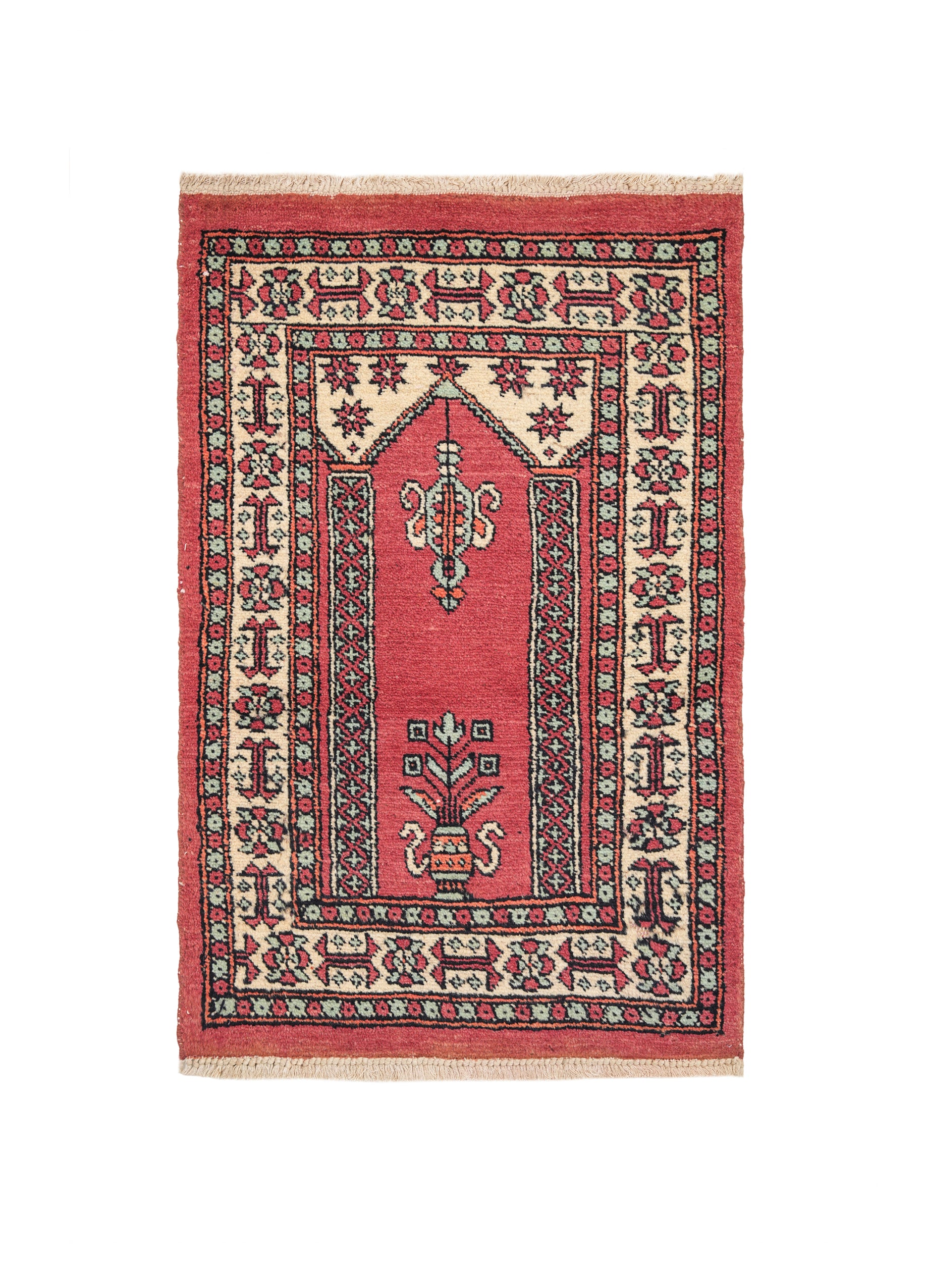 Vintage Kashmiri Rug 3'3" x 2'2"