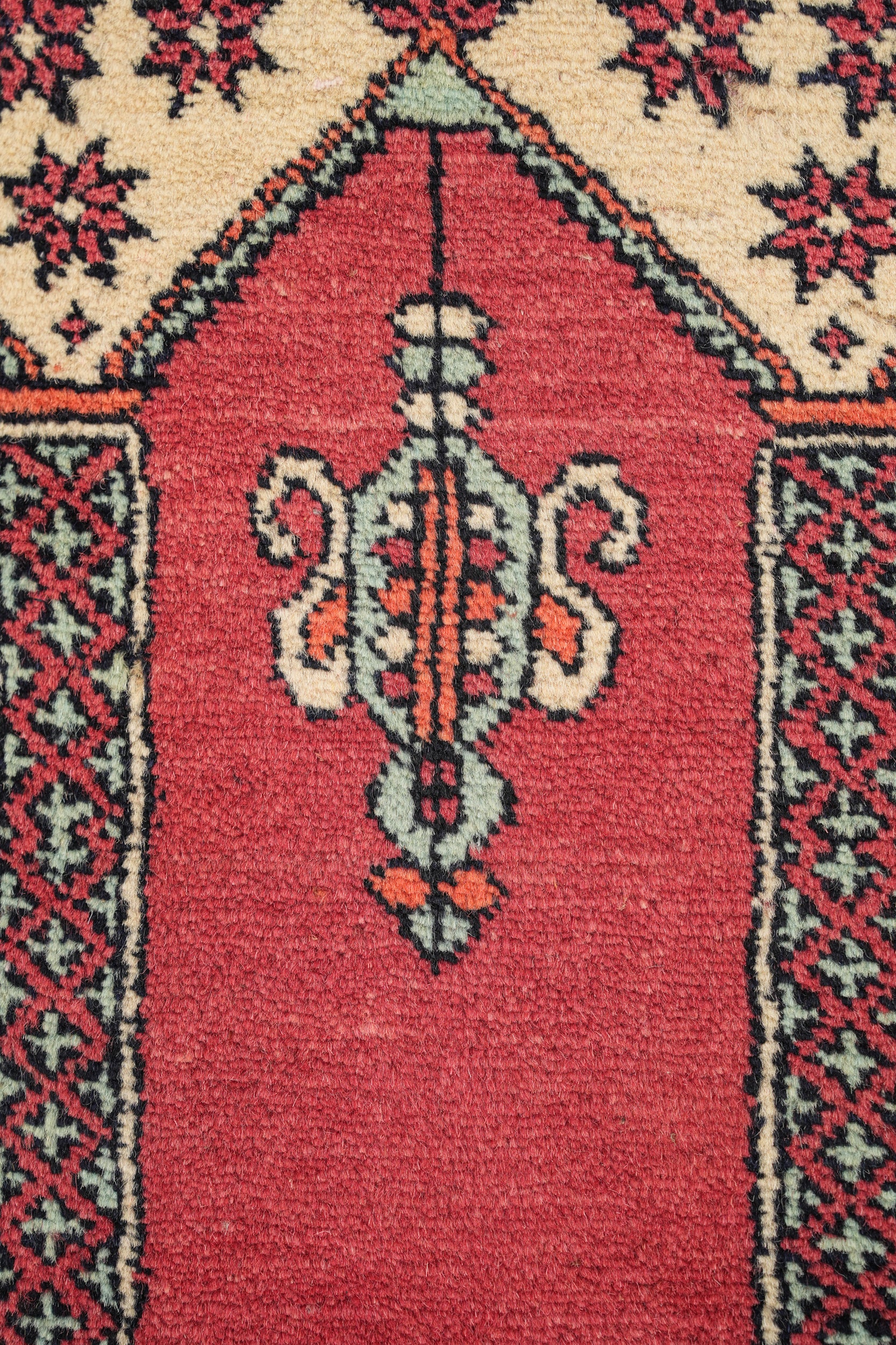 Vintage Kashmiri Rug 3'3" x 2'2"